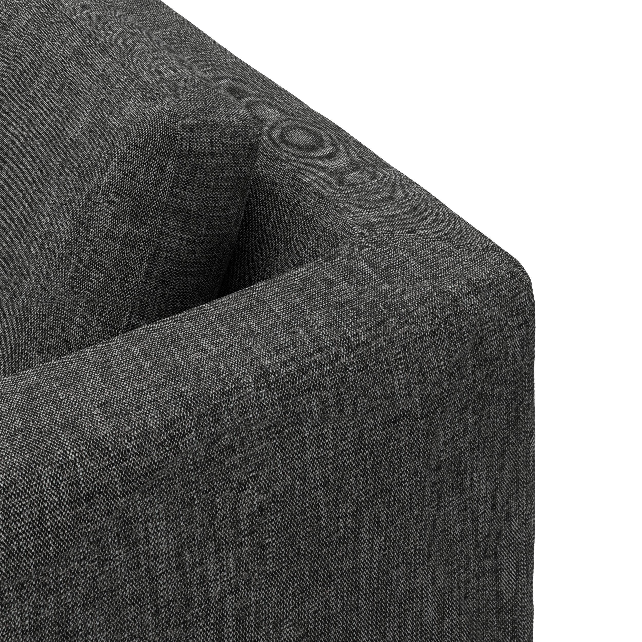 Nordskov venstrevendt hjørnesofa med pufafslutning 