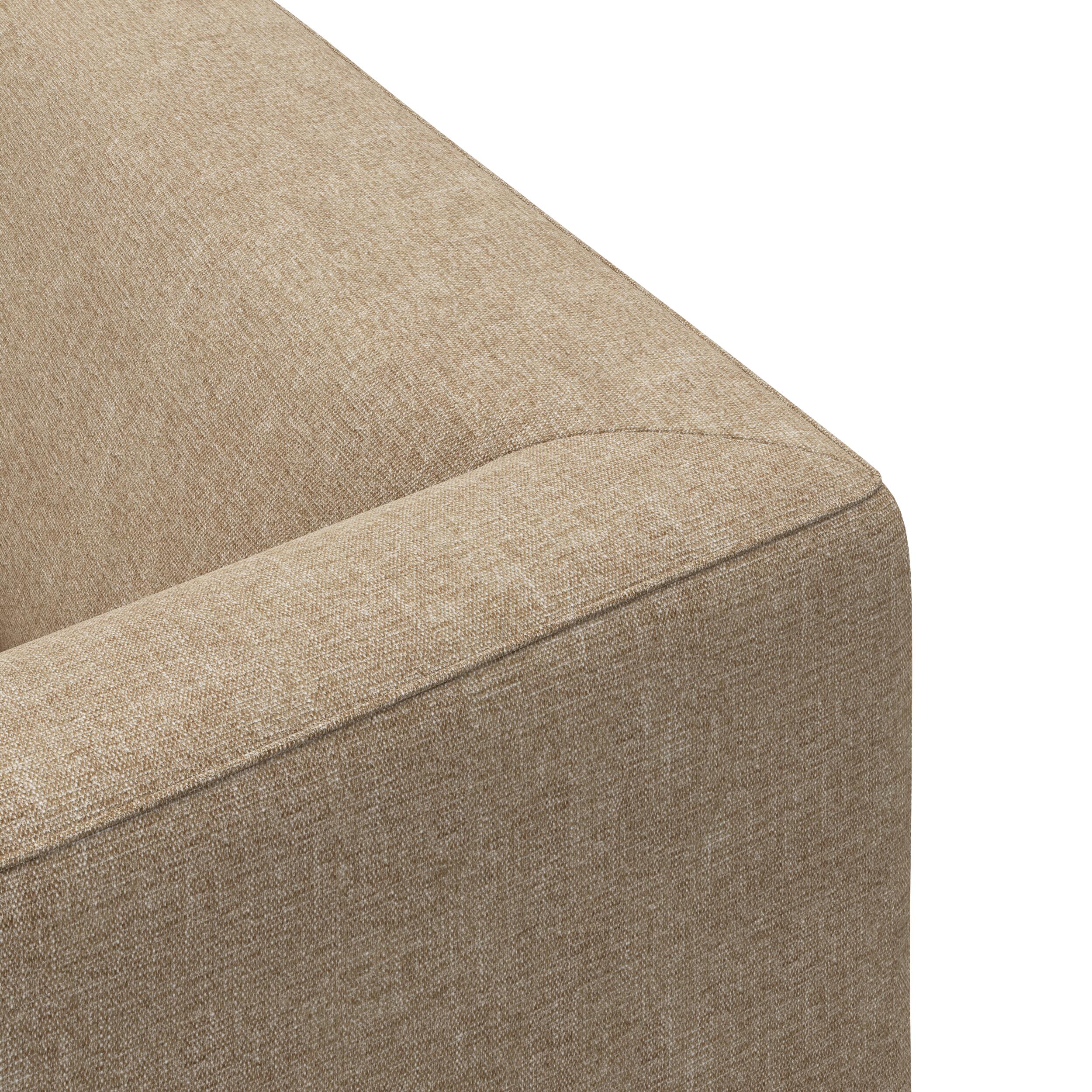 Teron venstrevendt sofa med pufafslutning 