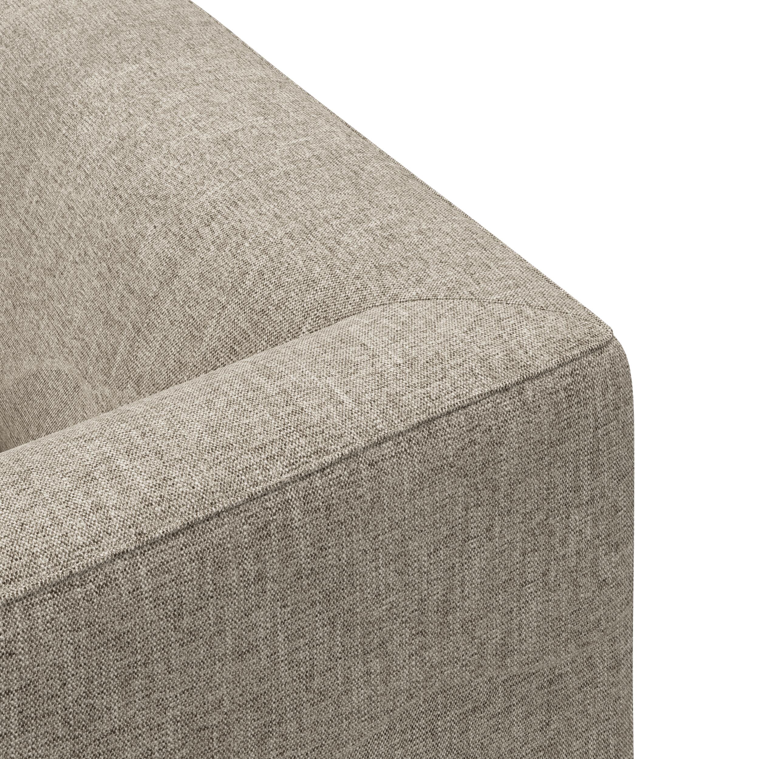 Teron venstrevendt sofa med pufafslutning 