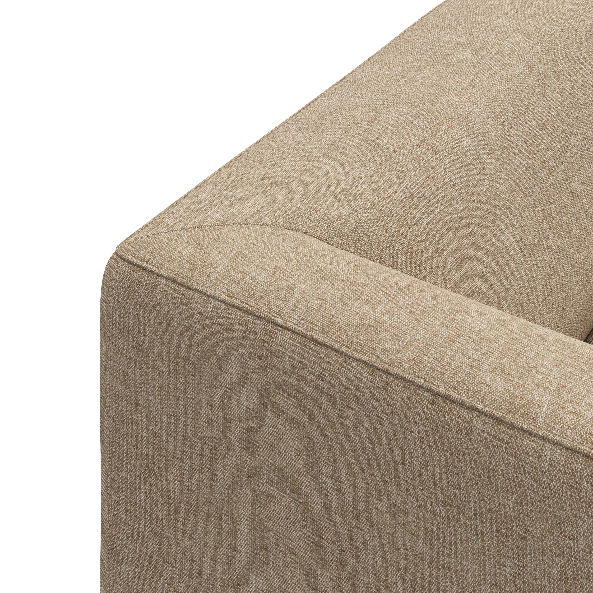 Teron højrevendt sofa med pufafslutning 