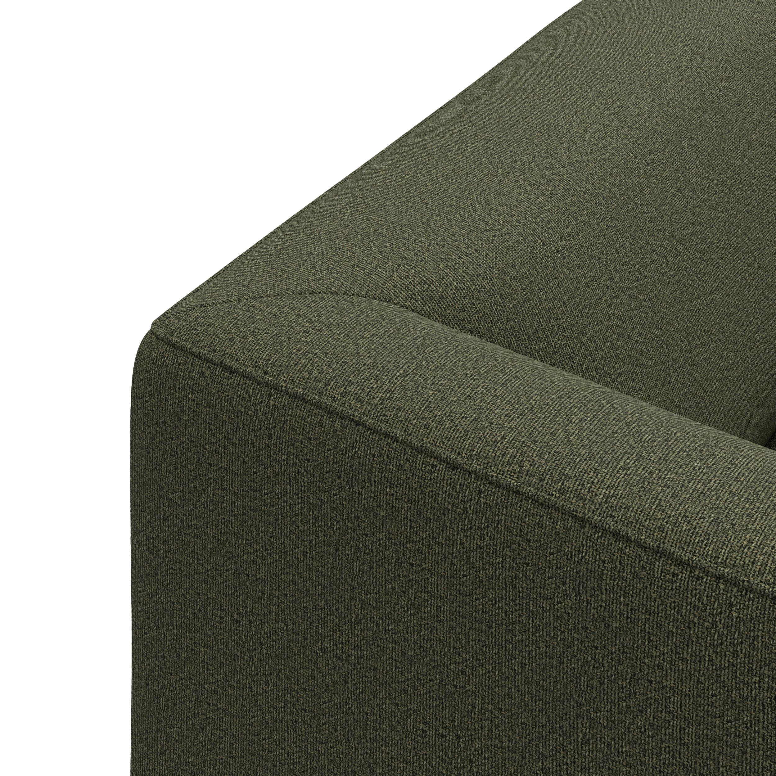 Teron højrevendt sofa med pufafslutning 