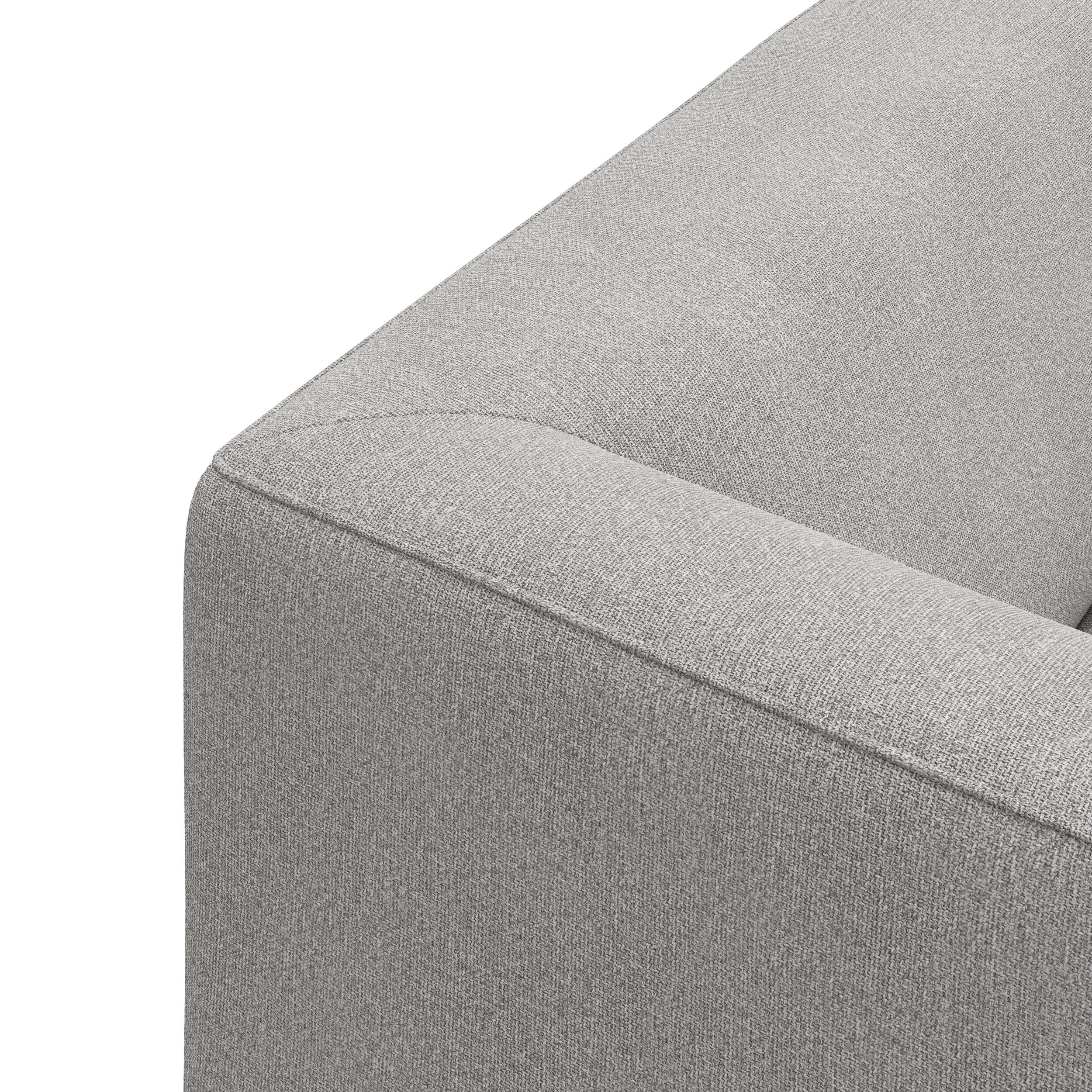 Teron højrevendt sofa med pufafslutning 