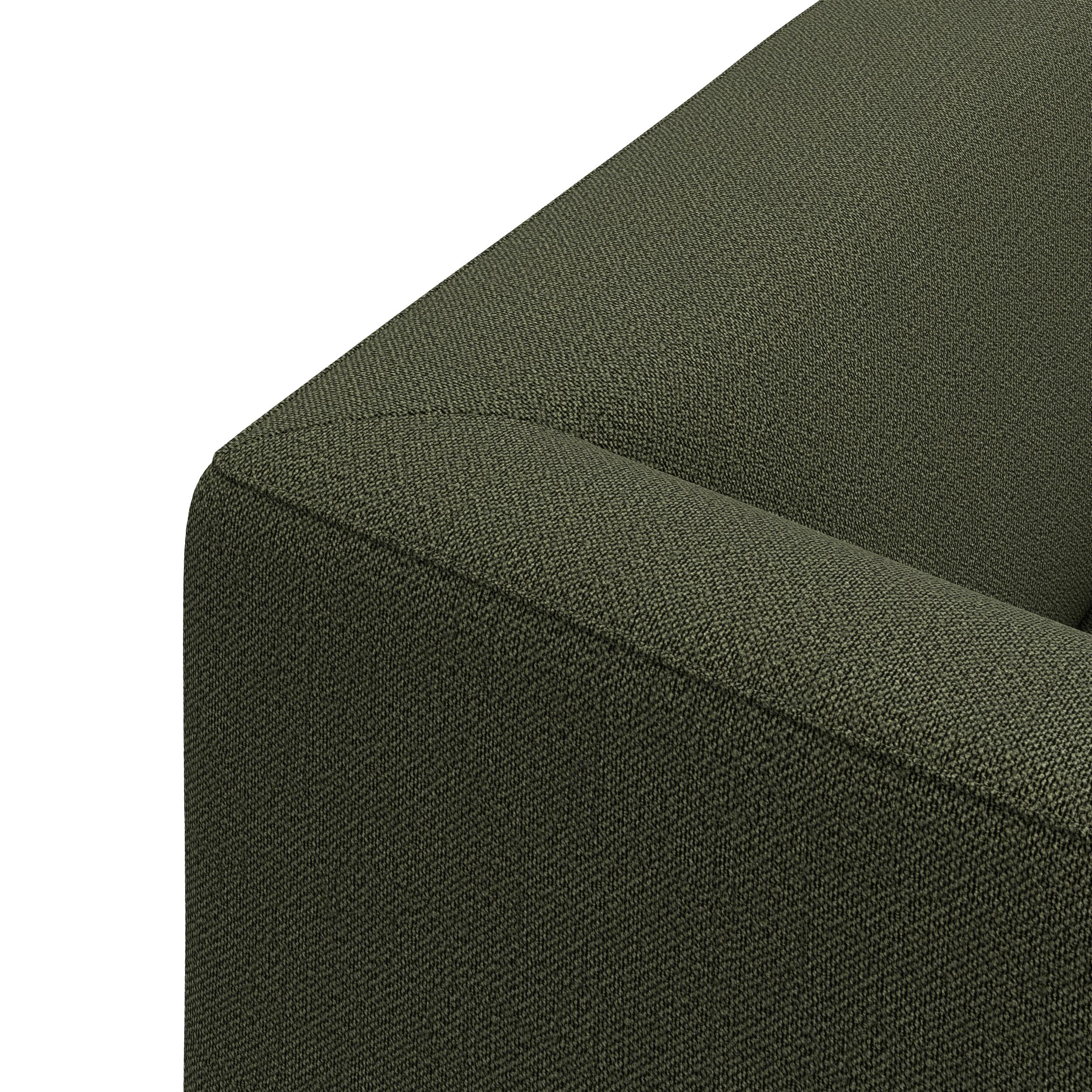 Teron højrevendt sofa med pufafslutning 