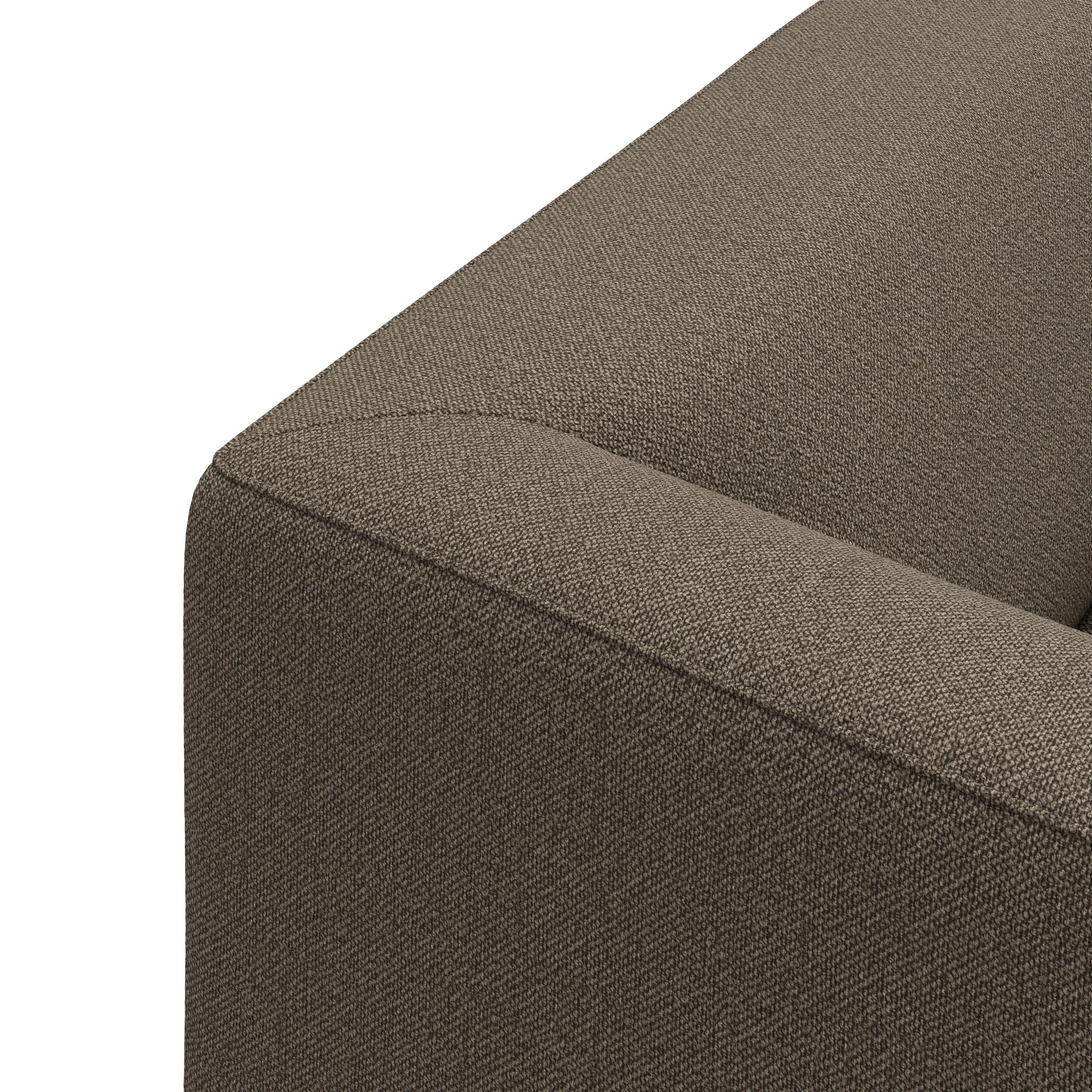 Teron højrevendt sofa med pufafslutning 