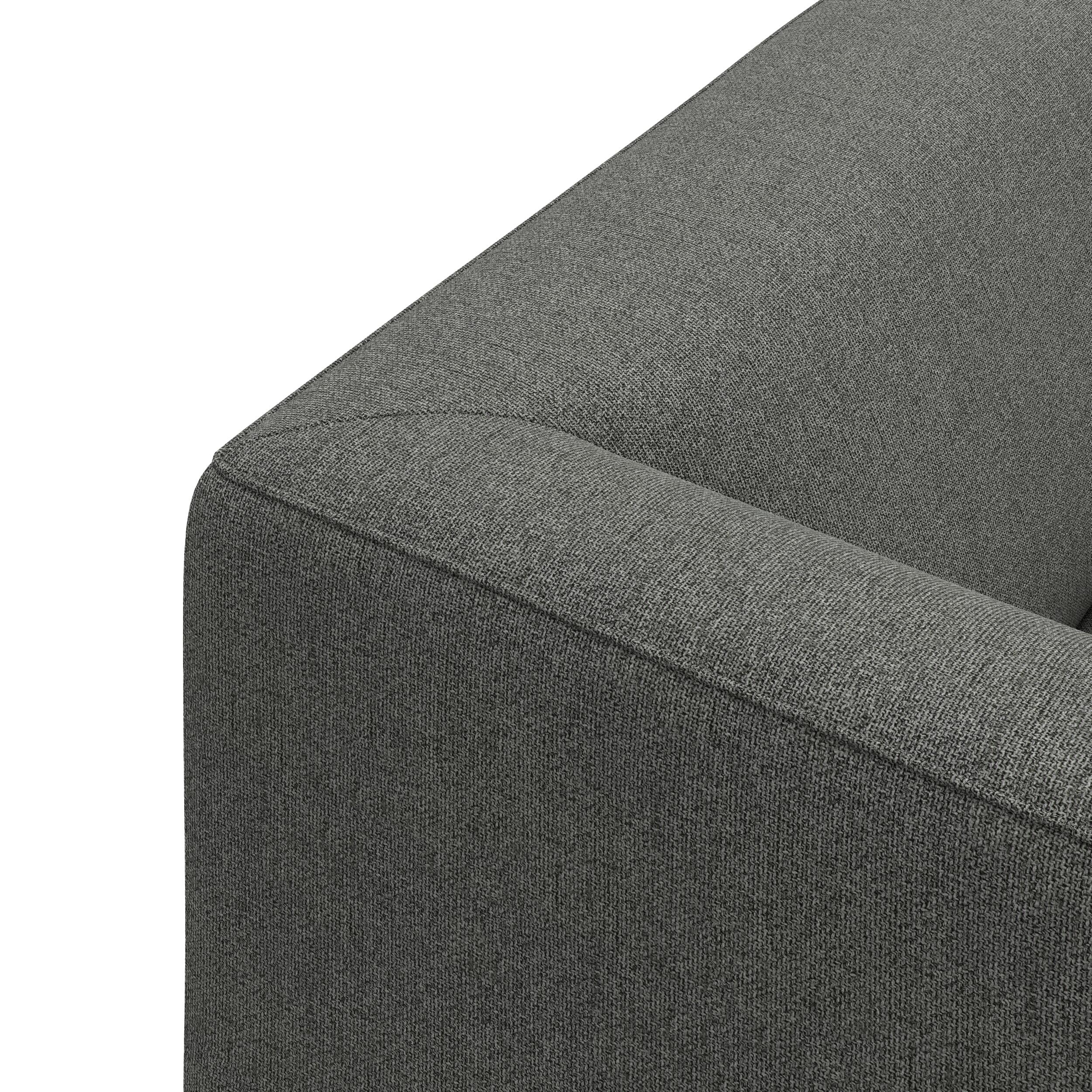 Teron højrevendt sofa med pufafslutning 