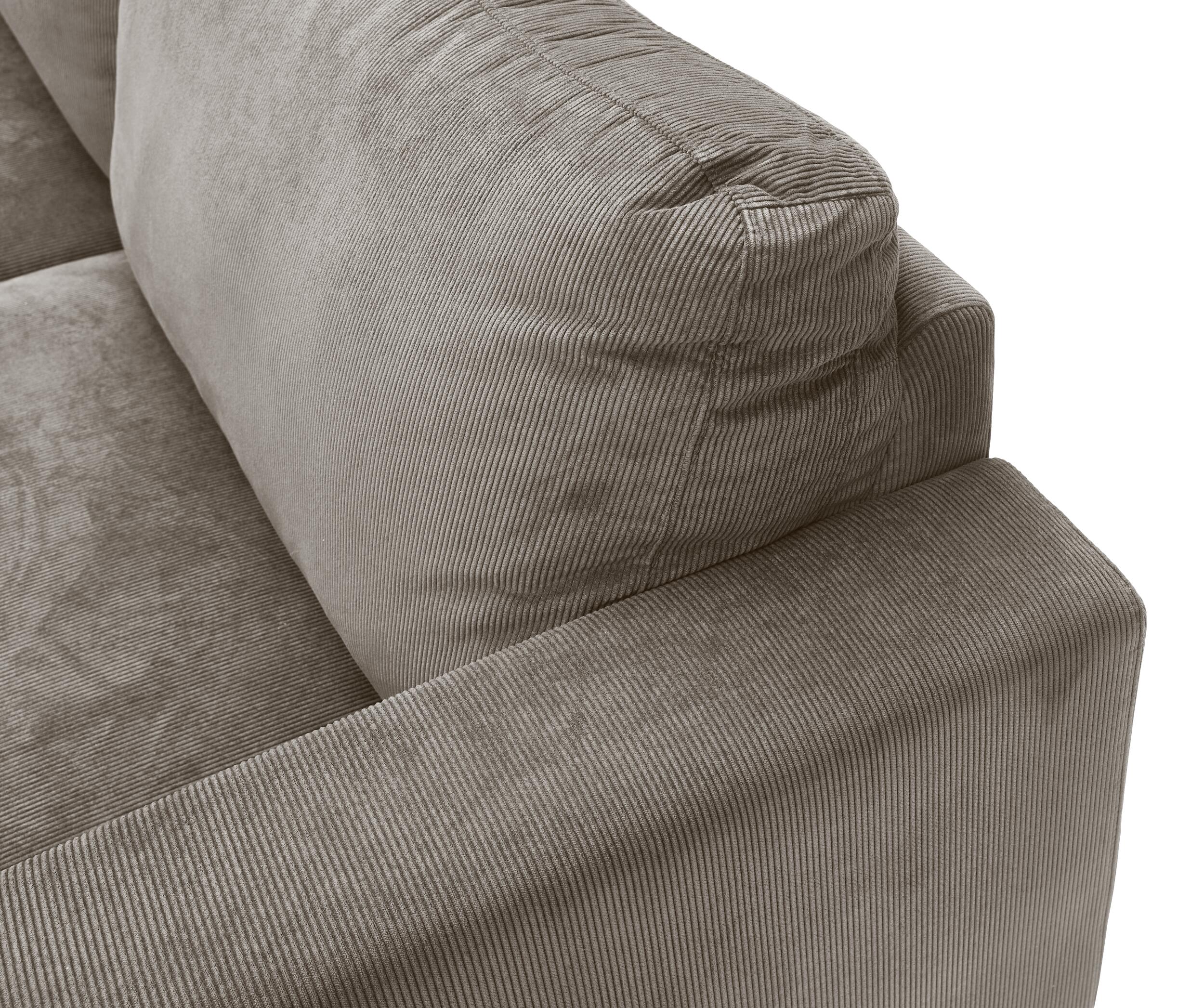 Mexico venstrevendt sofa med pufafslutning 