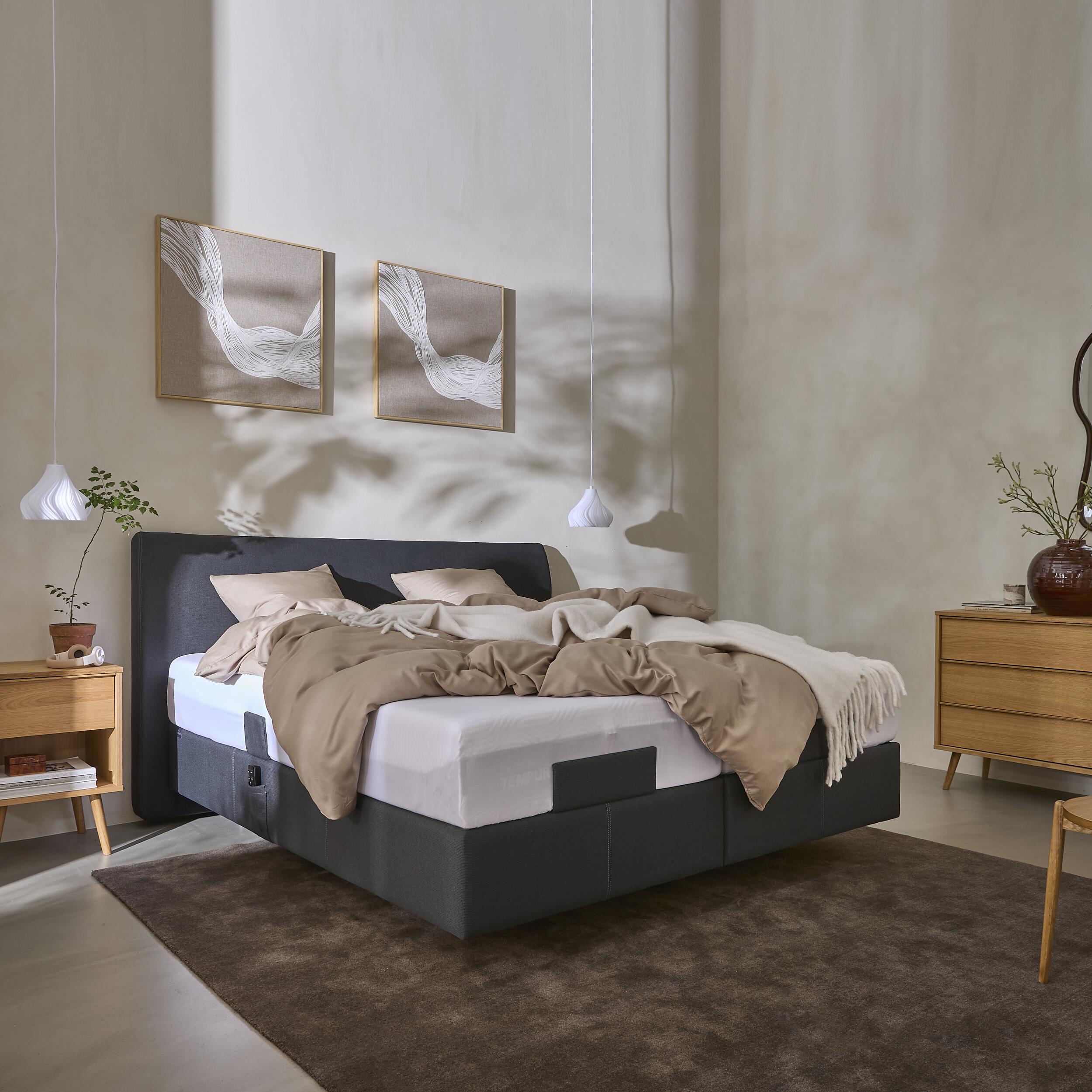 Tempur Spring Box Adjustable Elevationsbund 