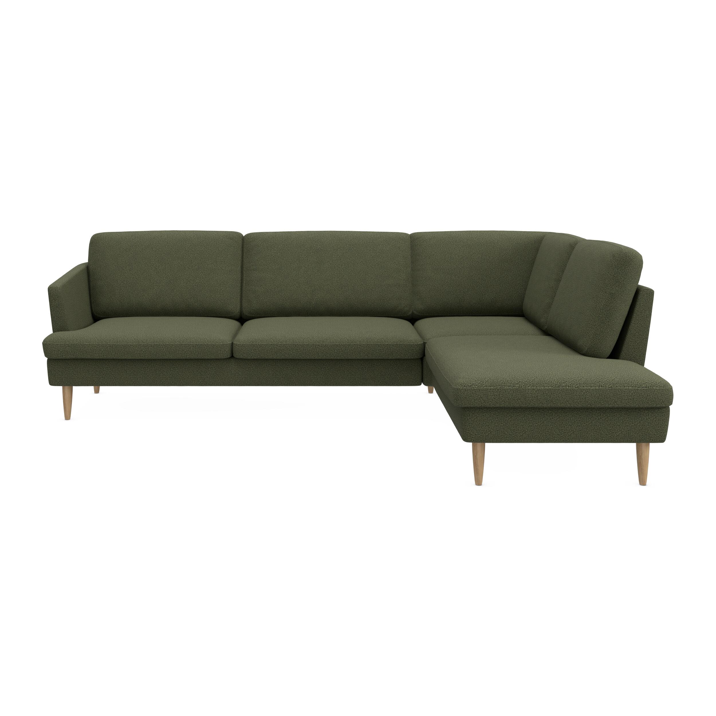 Timian højrevendt hjørnesofa med pufafslutning 