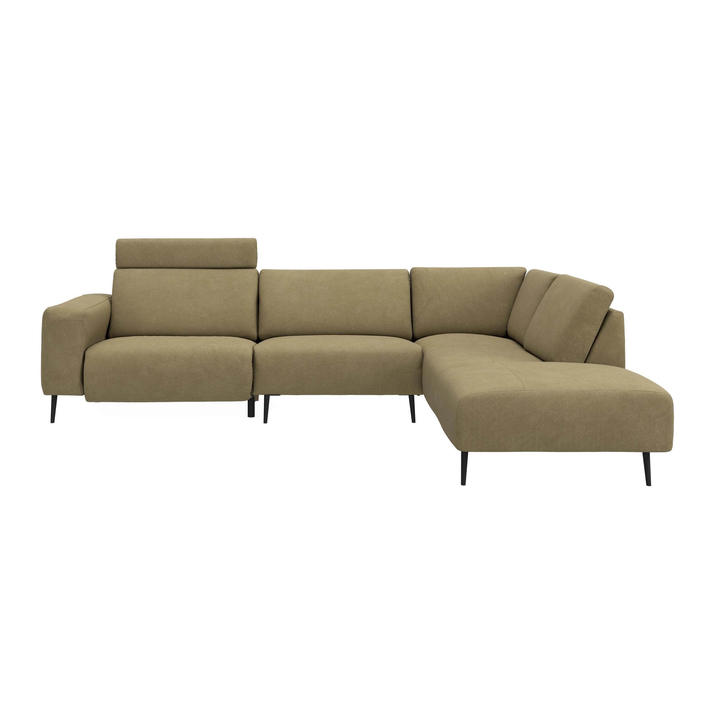 Remus højrevendt sofa med pufafslutning 