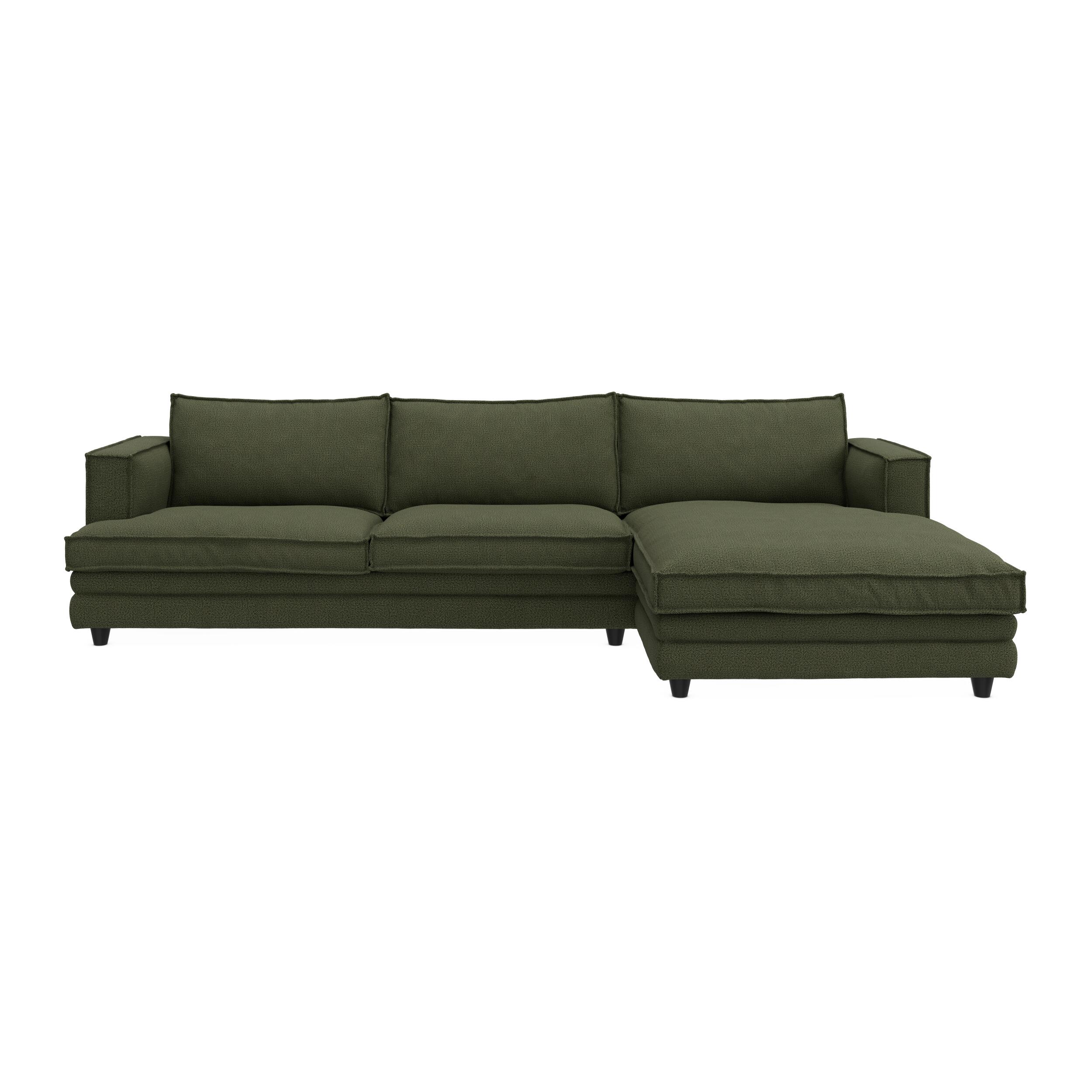 Agir højrevendt sofa med chaiselong 