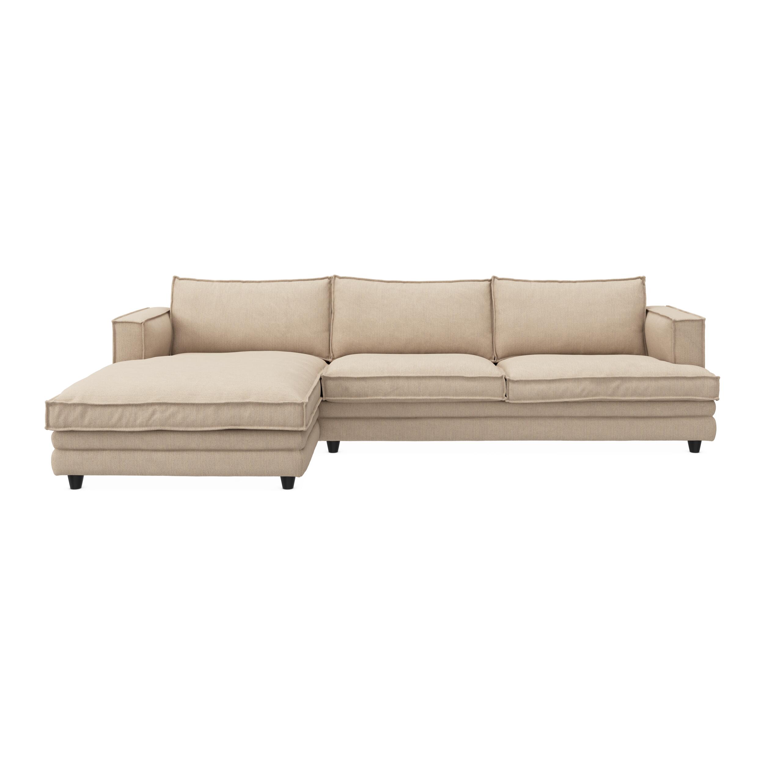 Agir venstrevendt sofa med chaiselong 