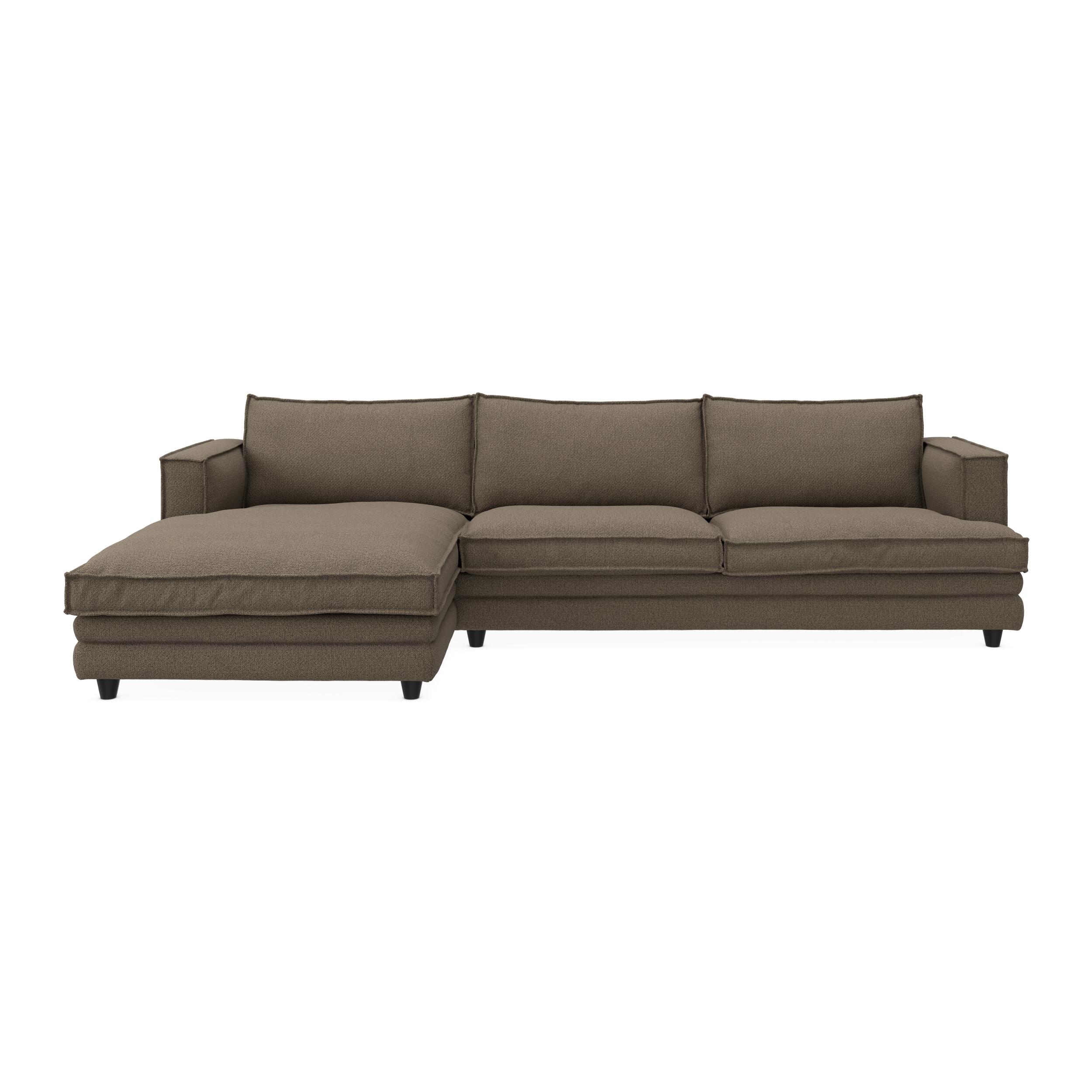 Agir venstrevendt sofa med chaiselong 