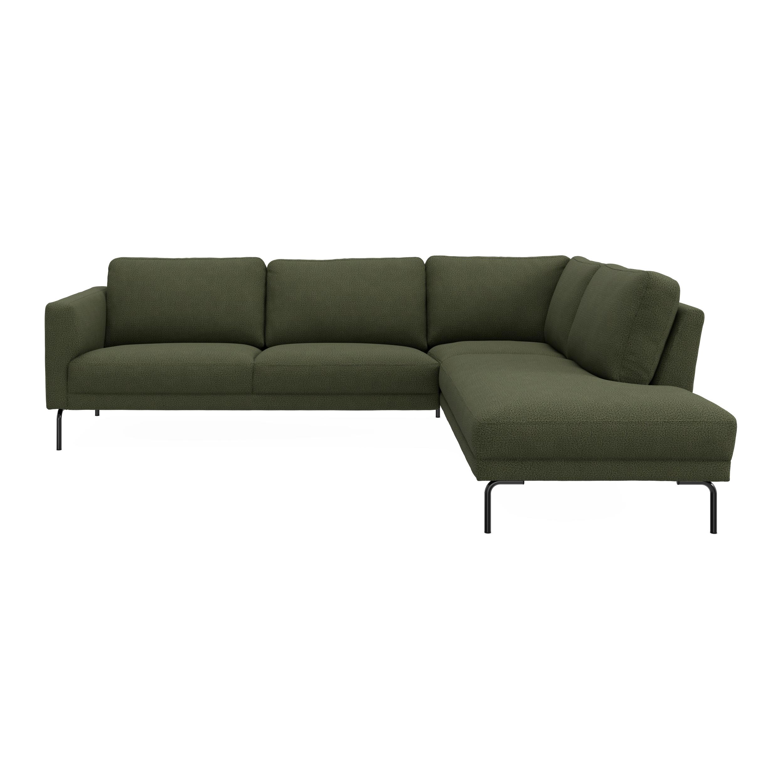 Springfield højrevendt hjørnesofa med pufafslutning 