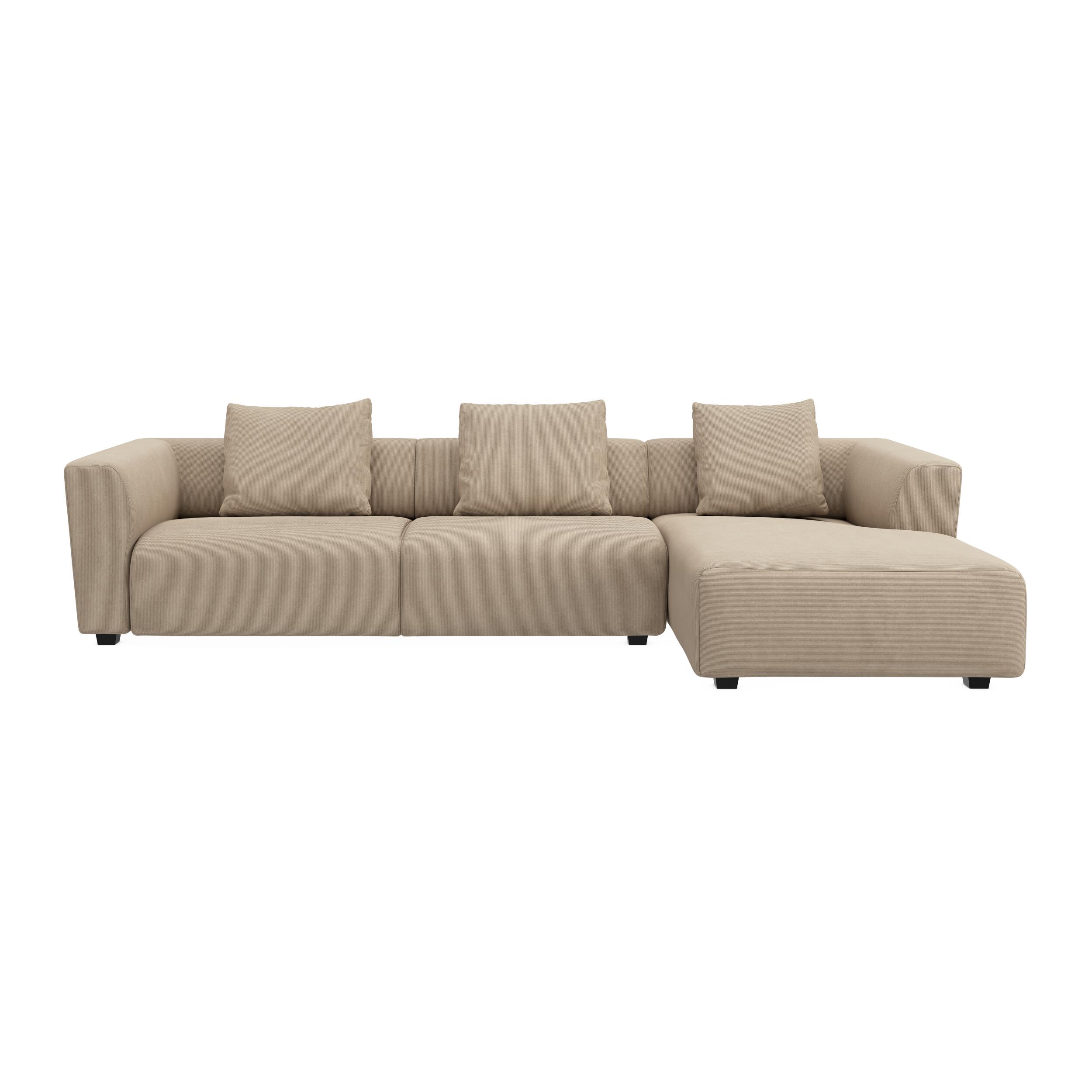 Solaro højrevendt sofa med chaiselong 