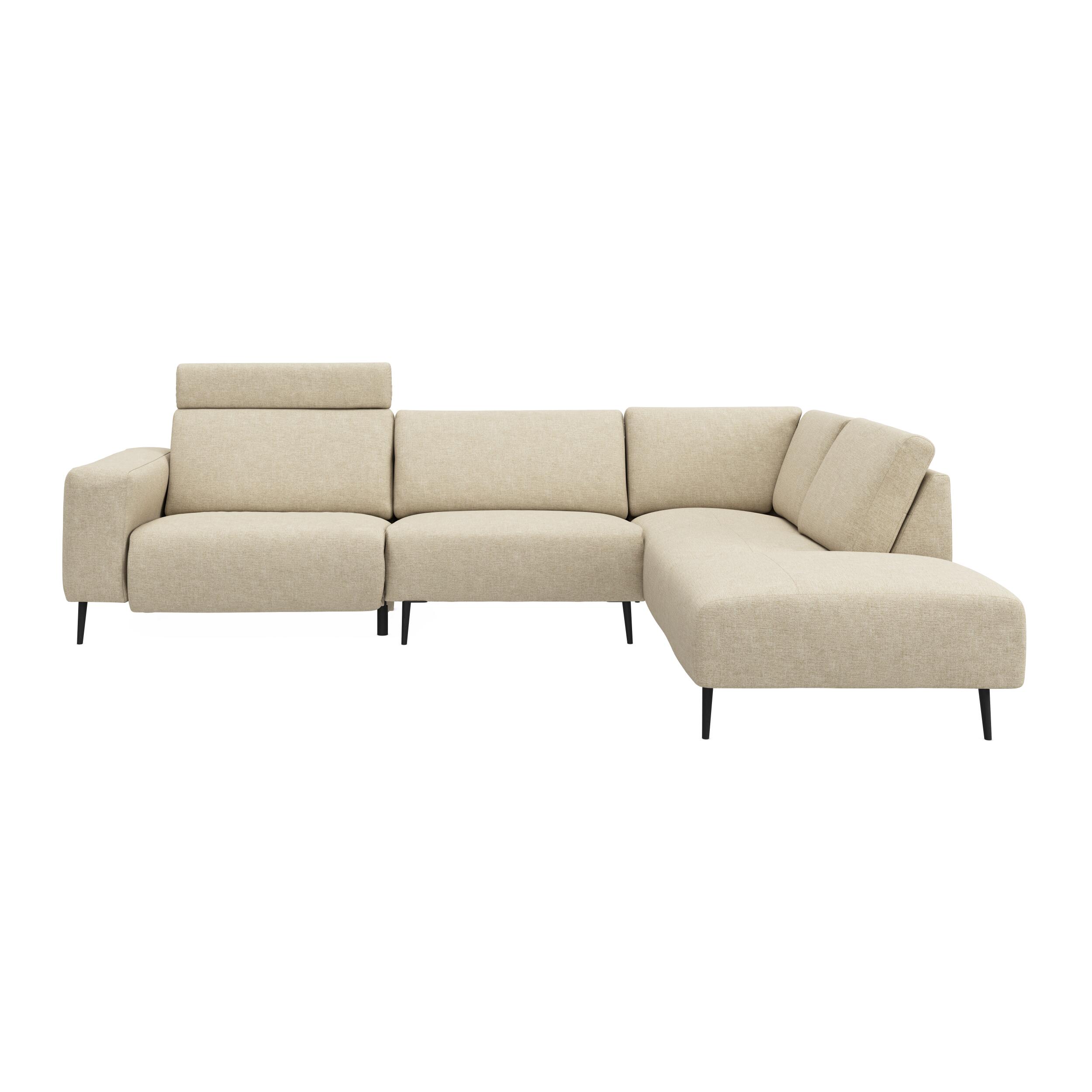 Remus højrevendt sofa med pufafslutning 