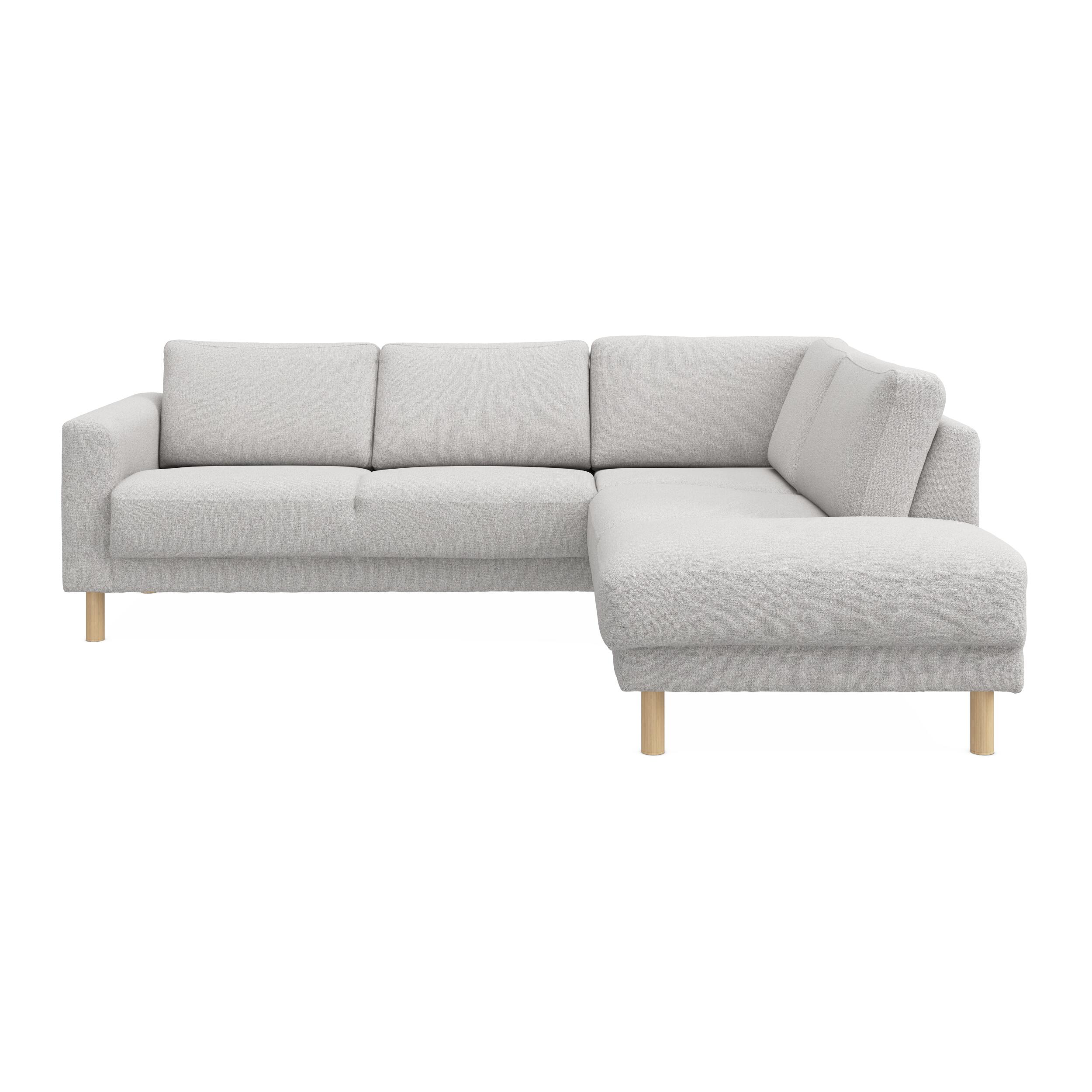 Cleveland højrevendt sofa med pufafslutning 