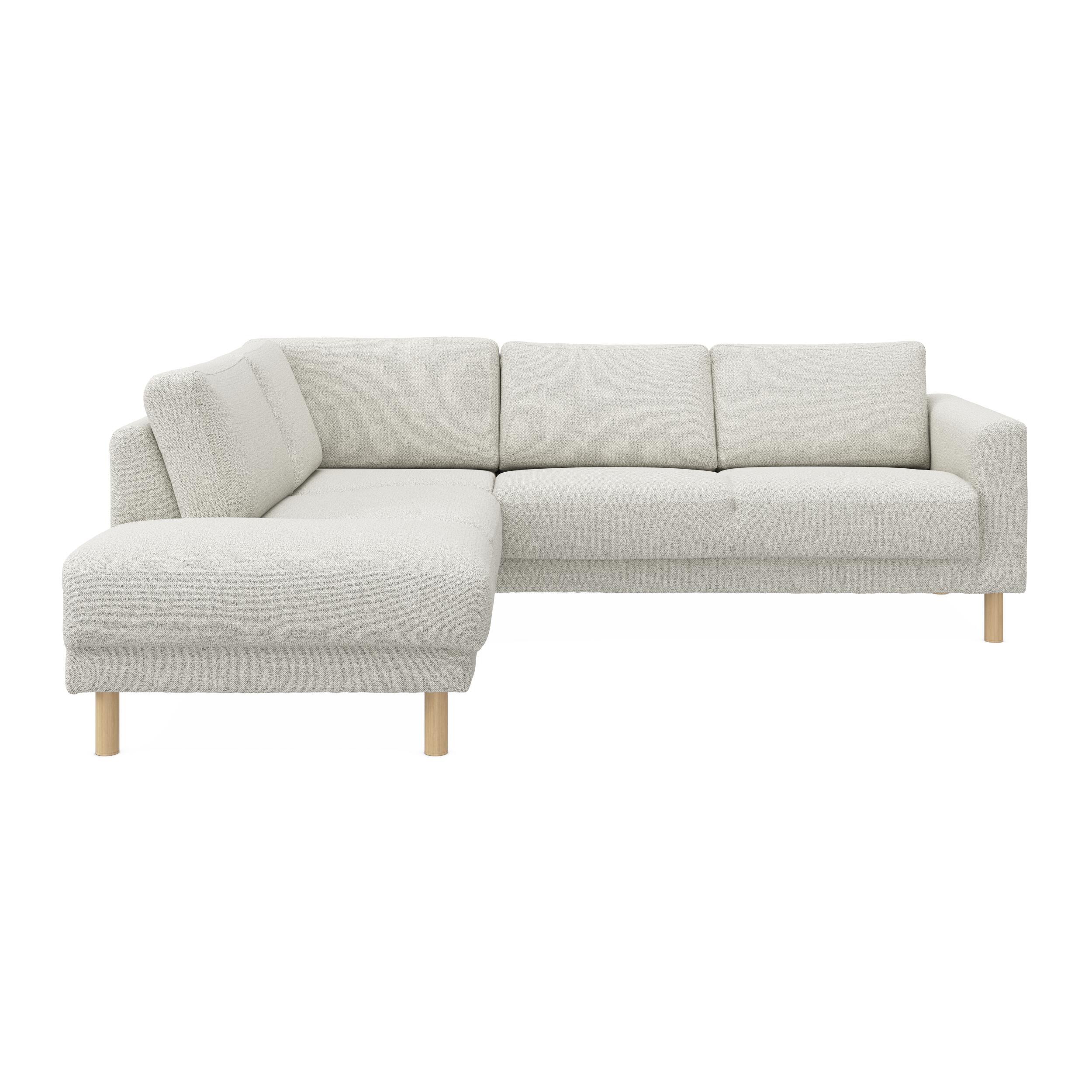 cleveland venstrevendt sofa med pufafslutning 