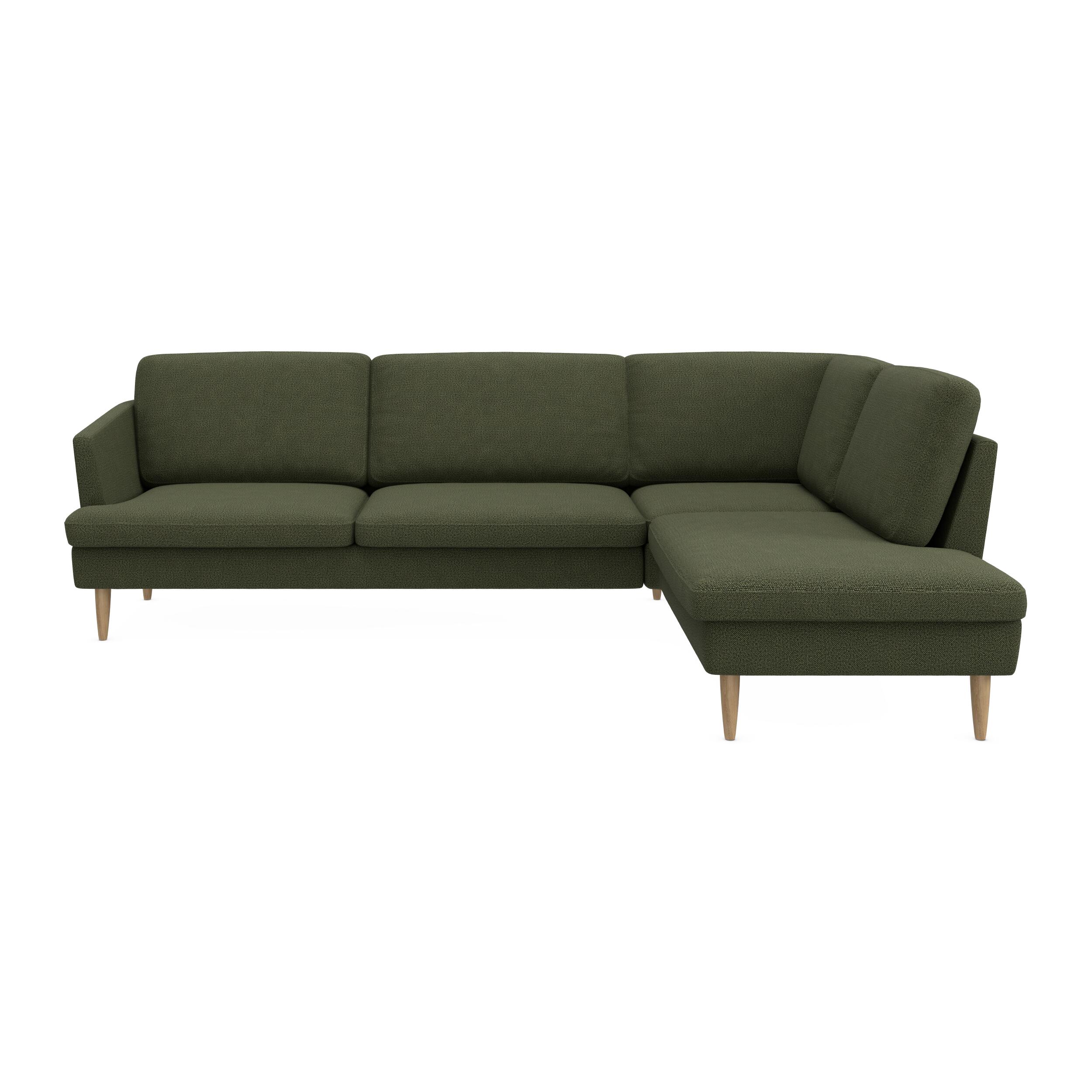 Timian højrevendt hjørnesofa med pufafslutning 