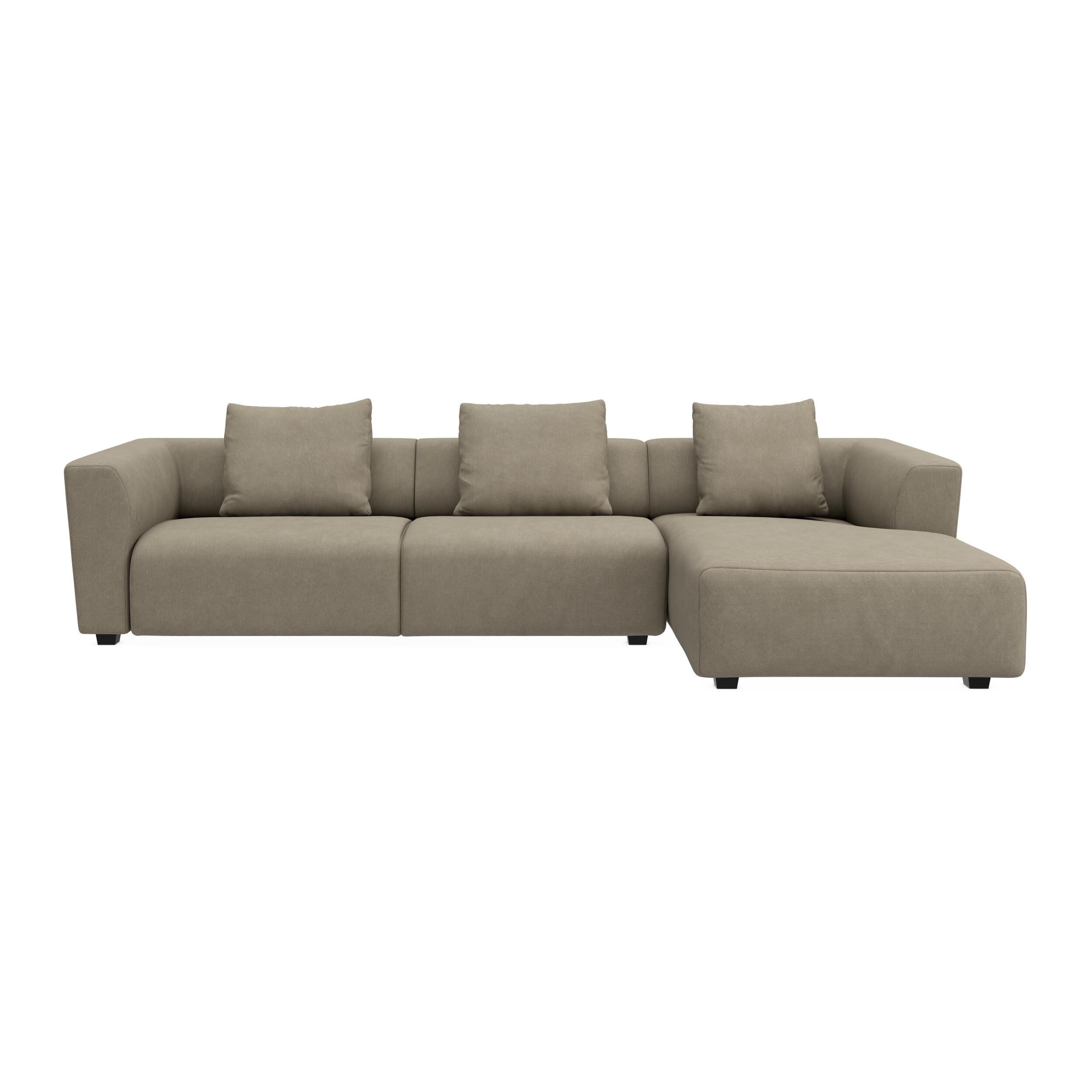 Solaro højrevendt sofa med chaiselong 