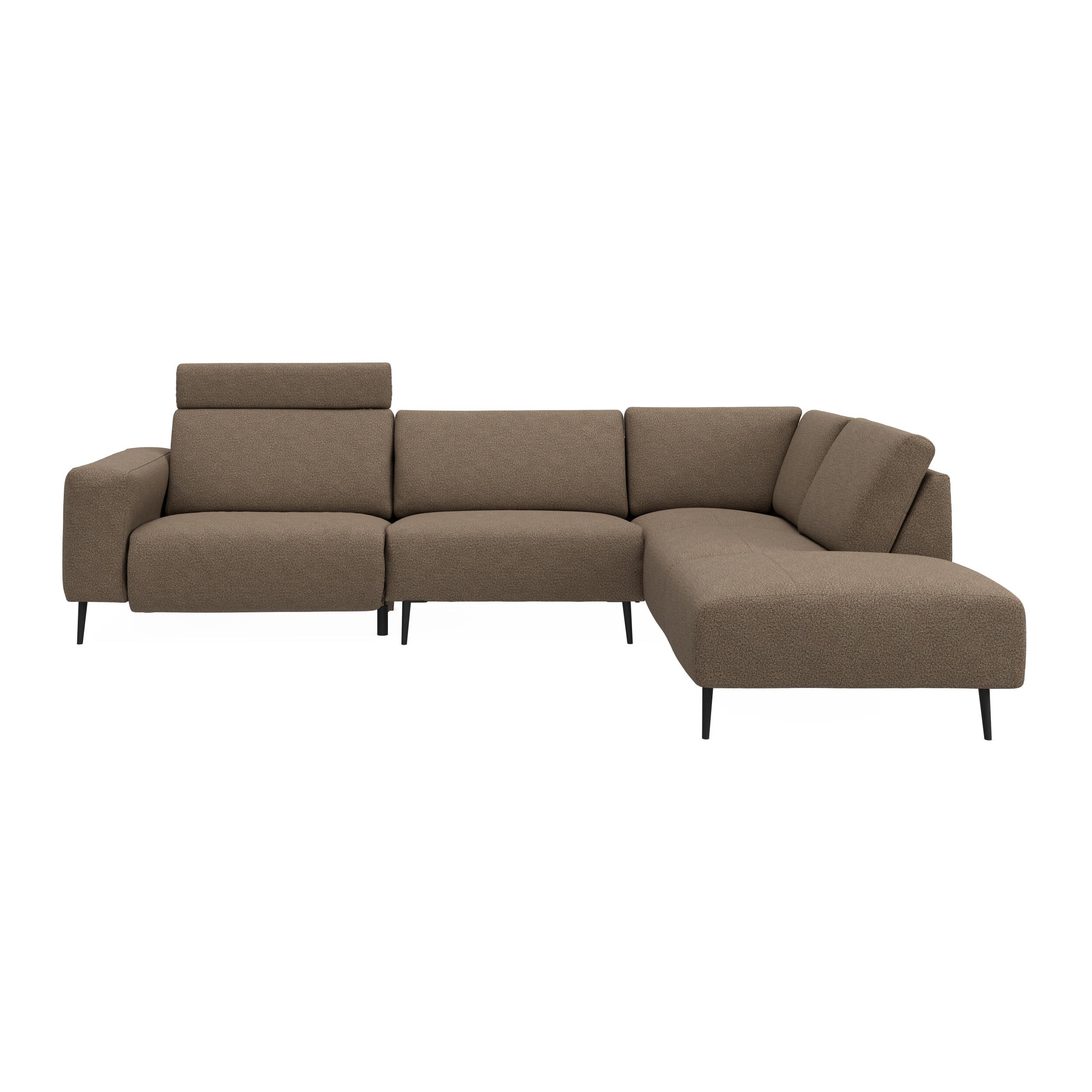 Remus højrevendt sofa med pufafslutning 