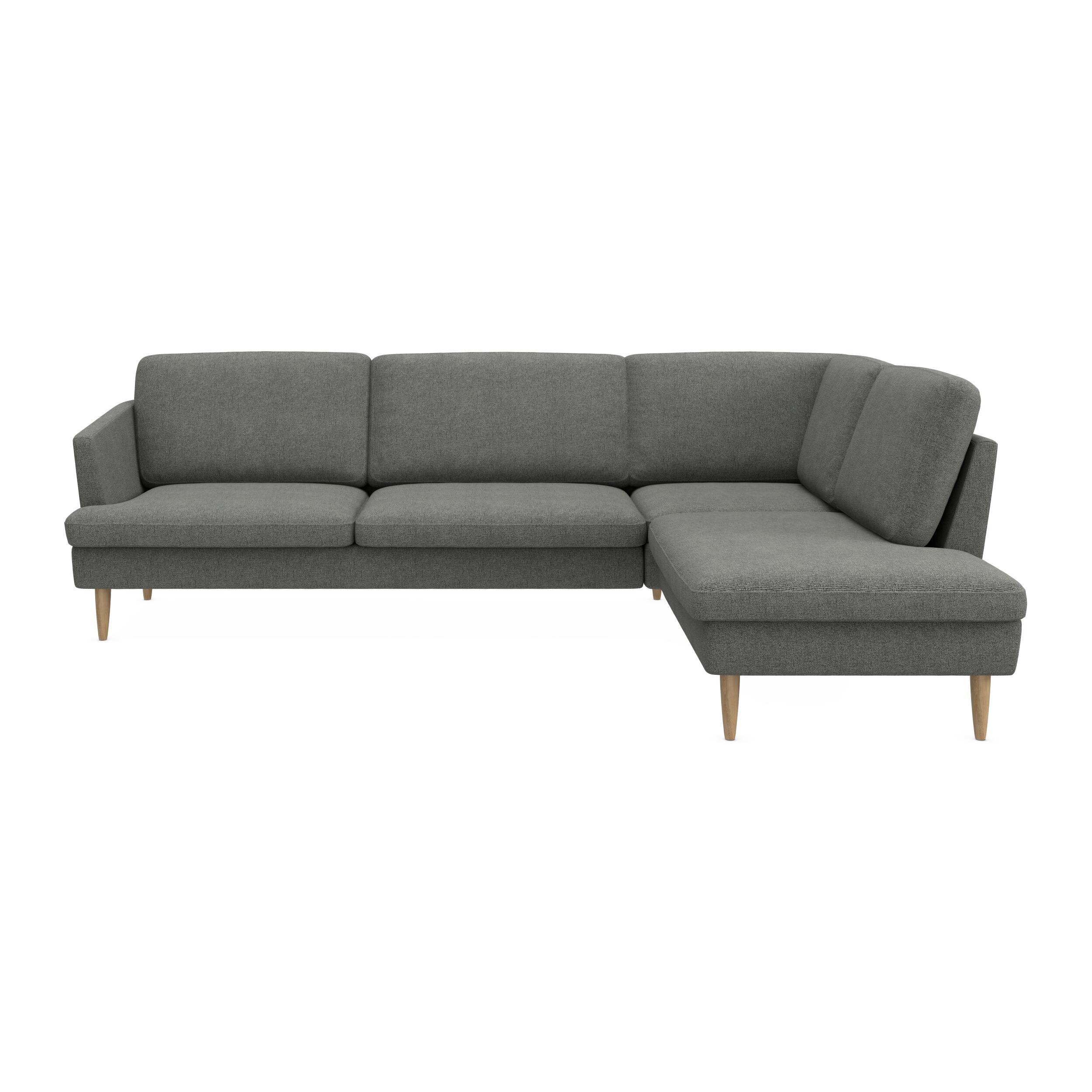 Timian højrevendt hjørnesofa med pufafslutning 