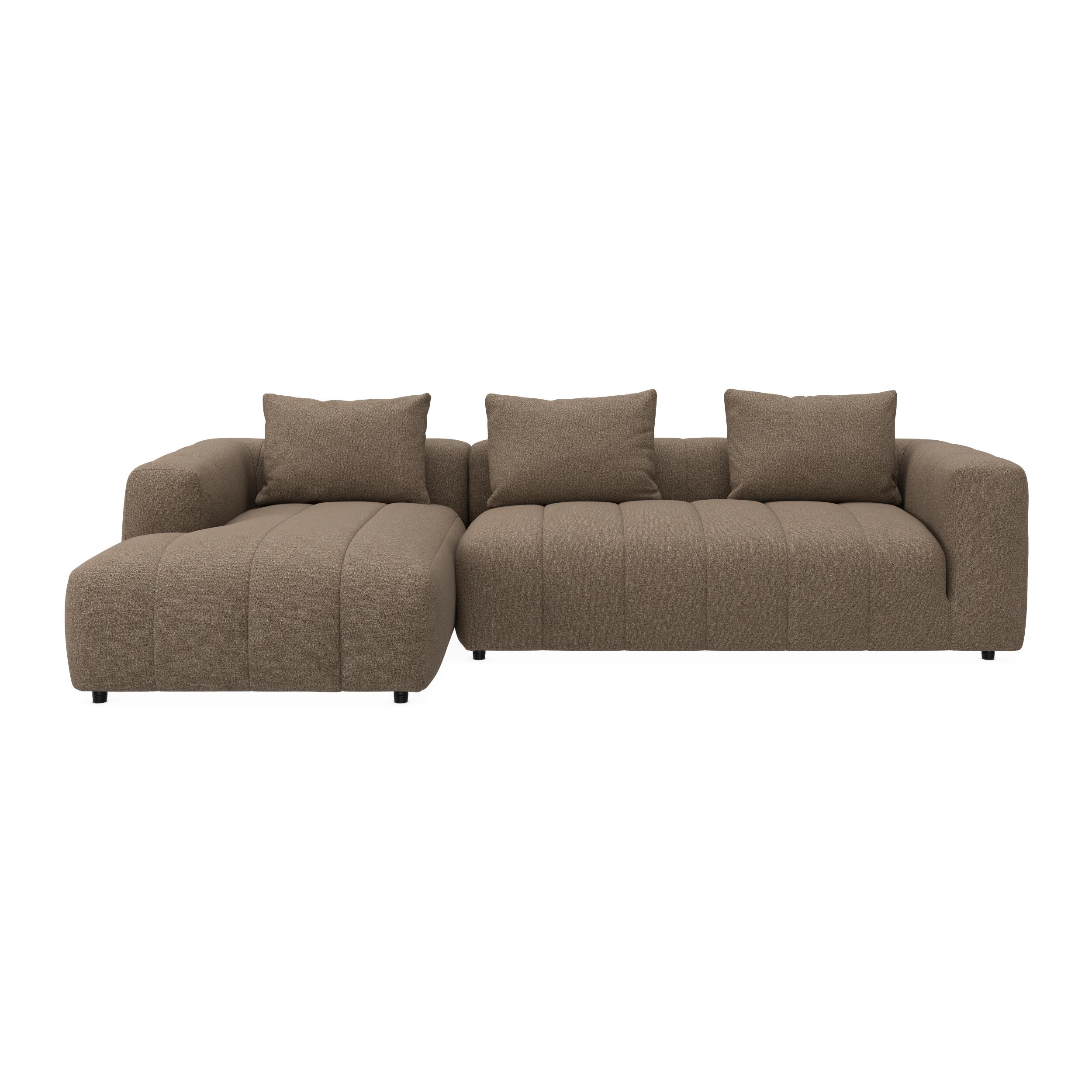 Ingvar venstrevendt sofa med chaiselong 