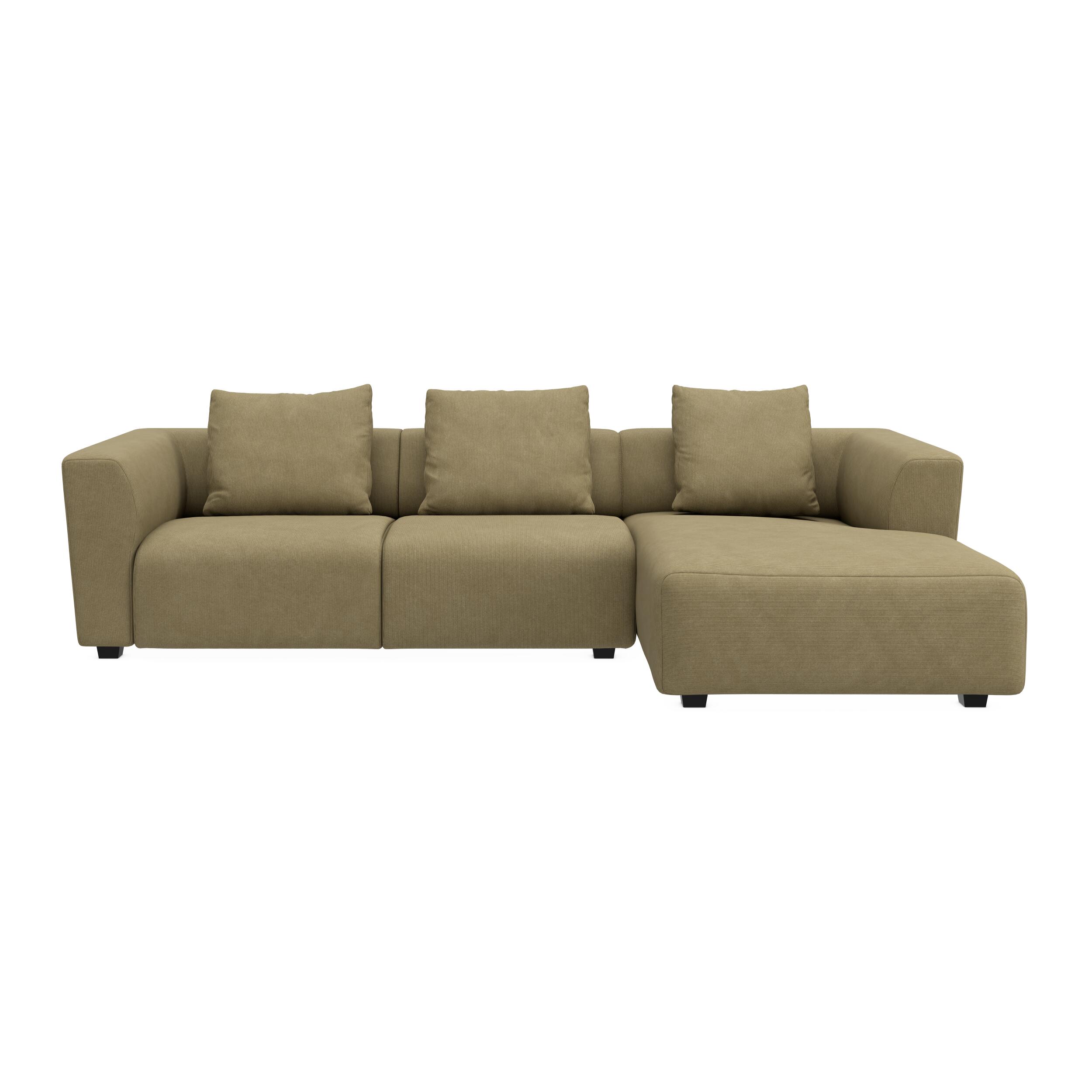 Solaro højrevendt sofa med chaiselong 