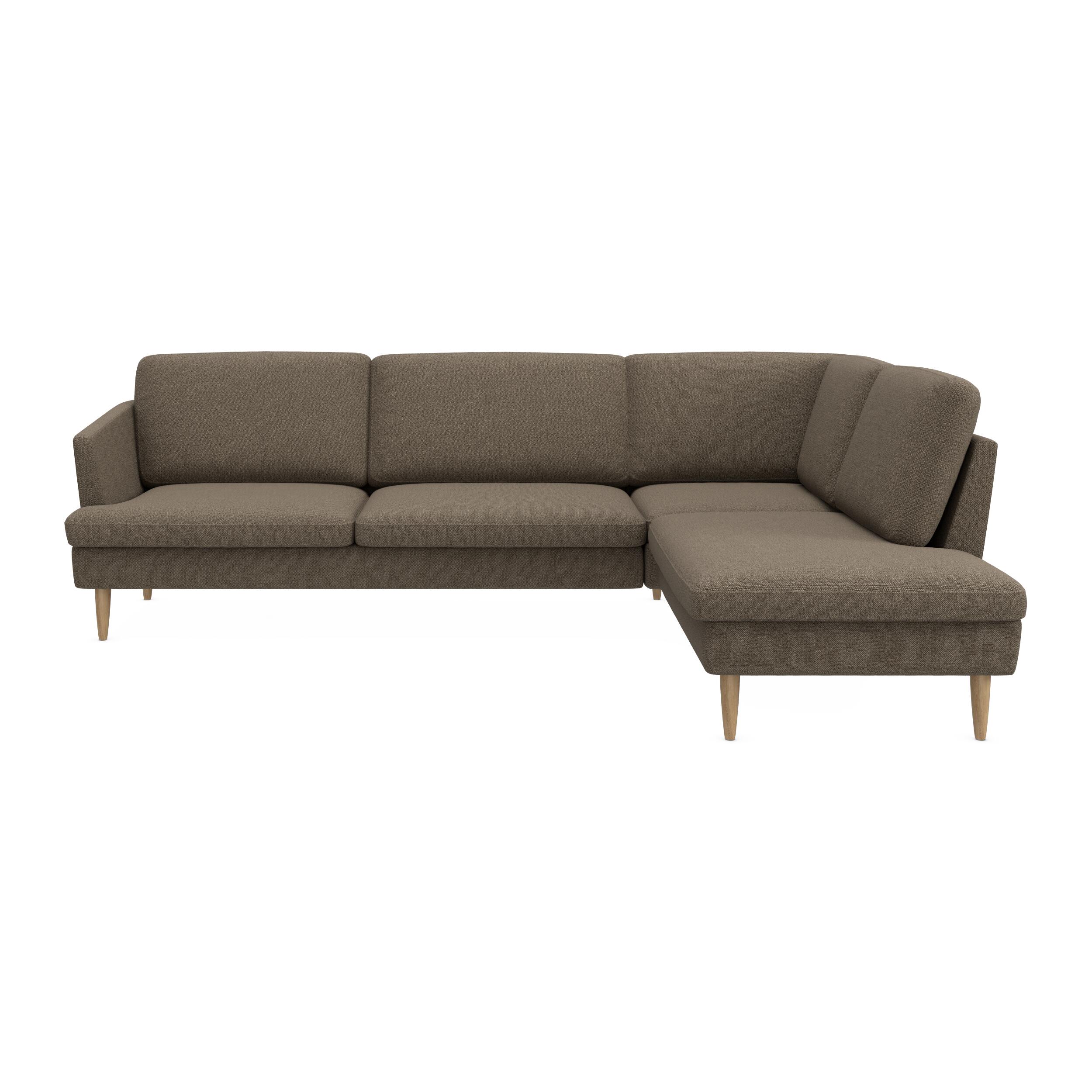 Timian højrevendt hjørnesofa med pufafslutning 