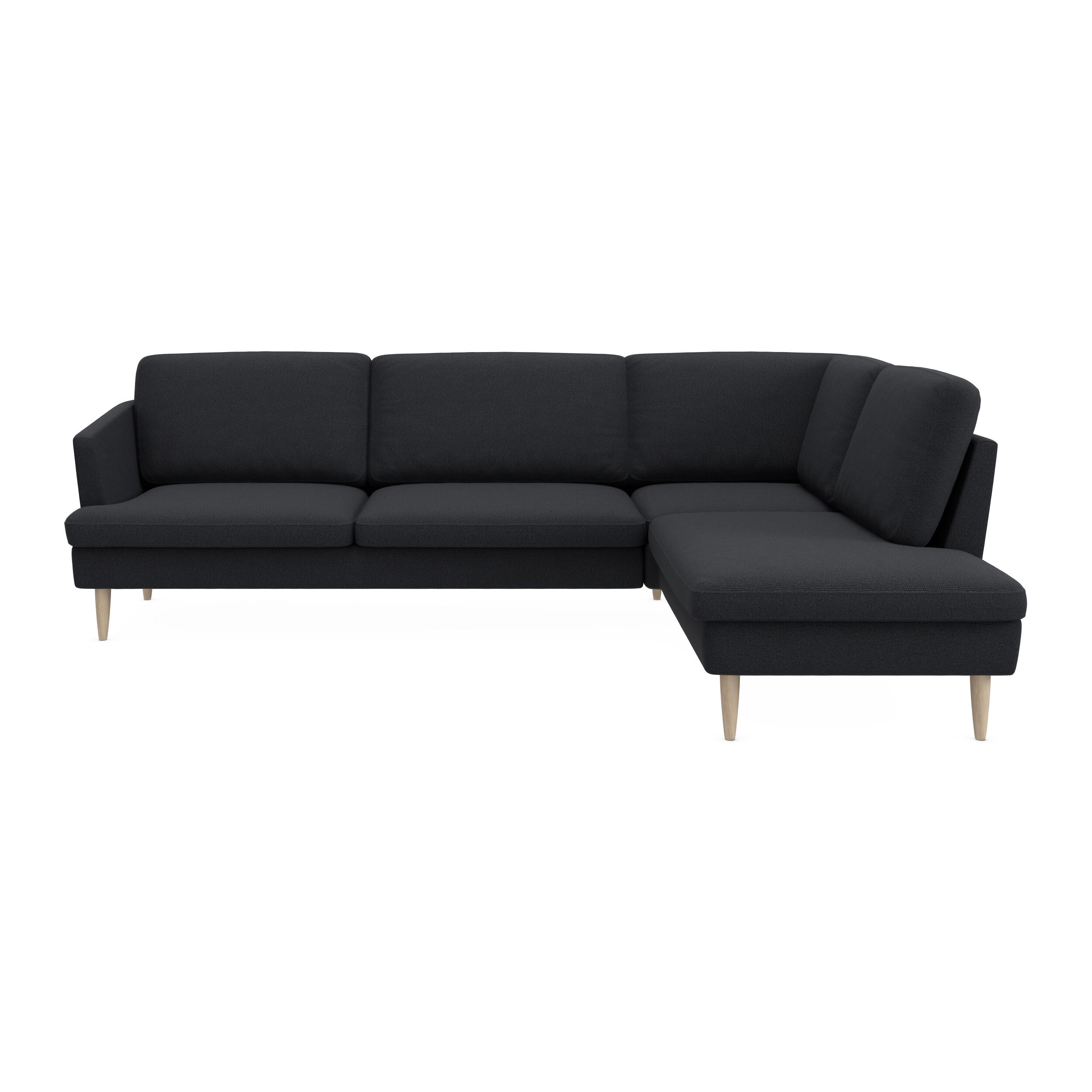 Timian højrevendt hjørnesofa med pufafslutning 