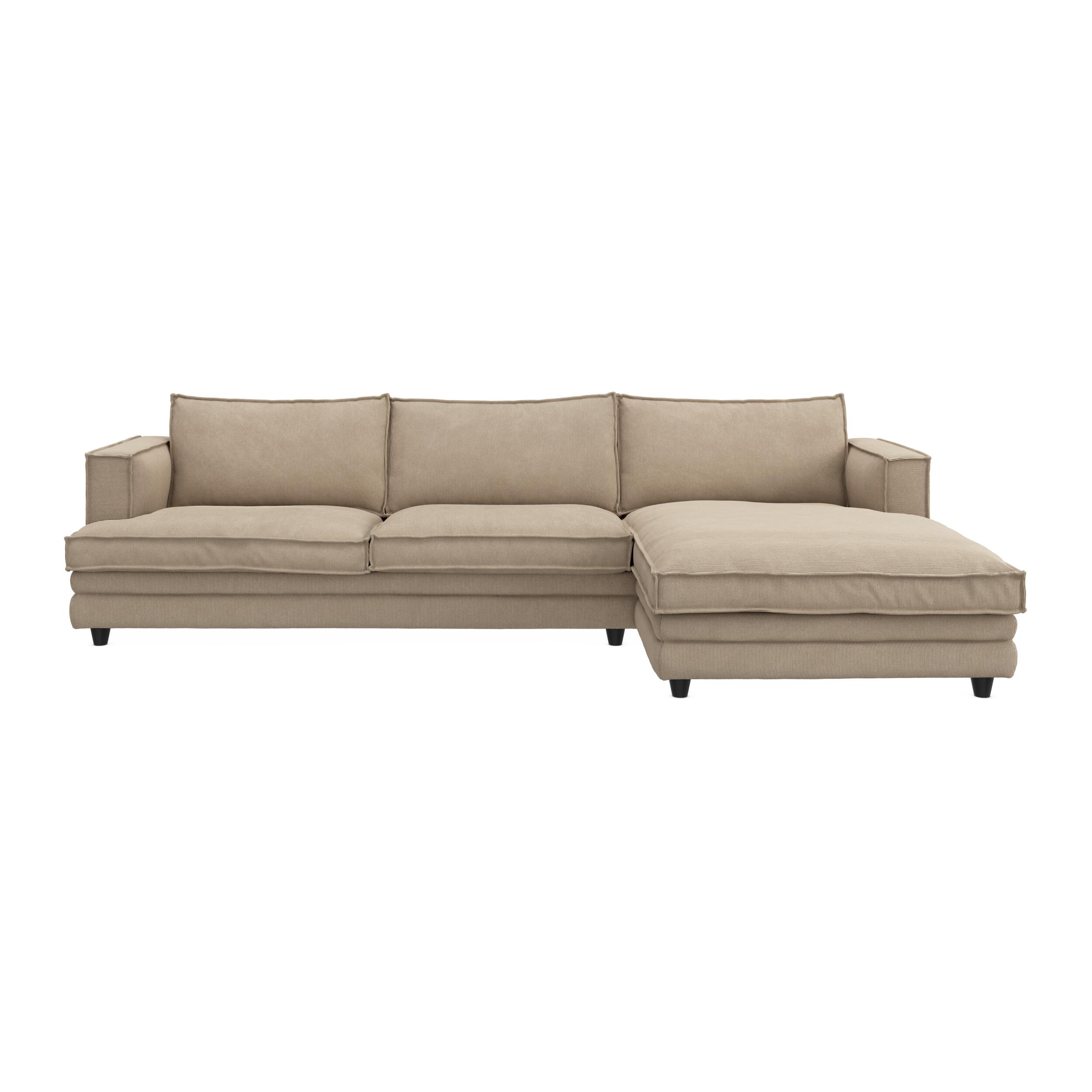 Agir højrevendt sofa med chaiselong 