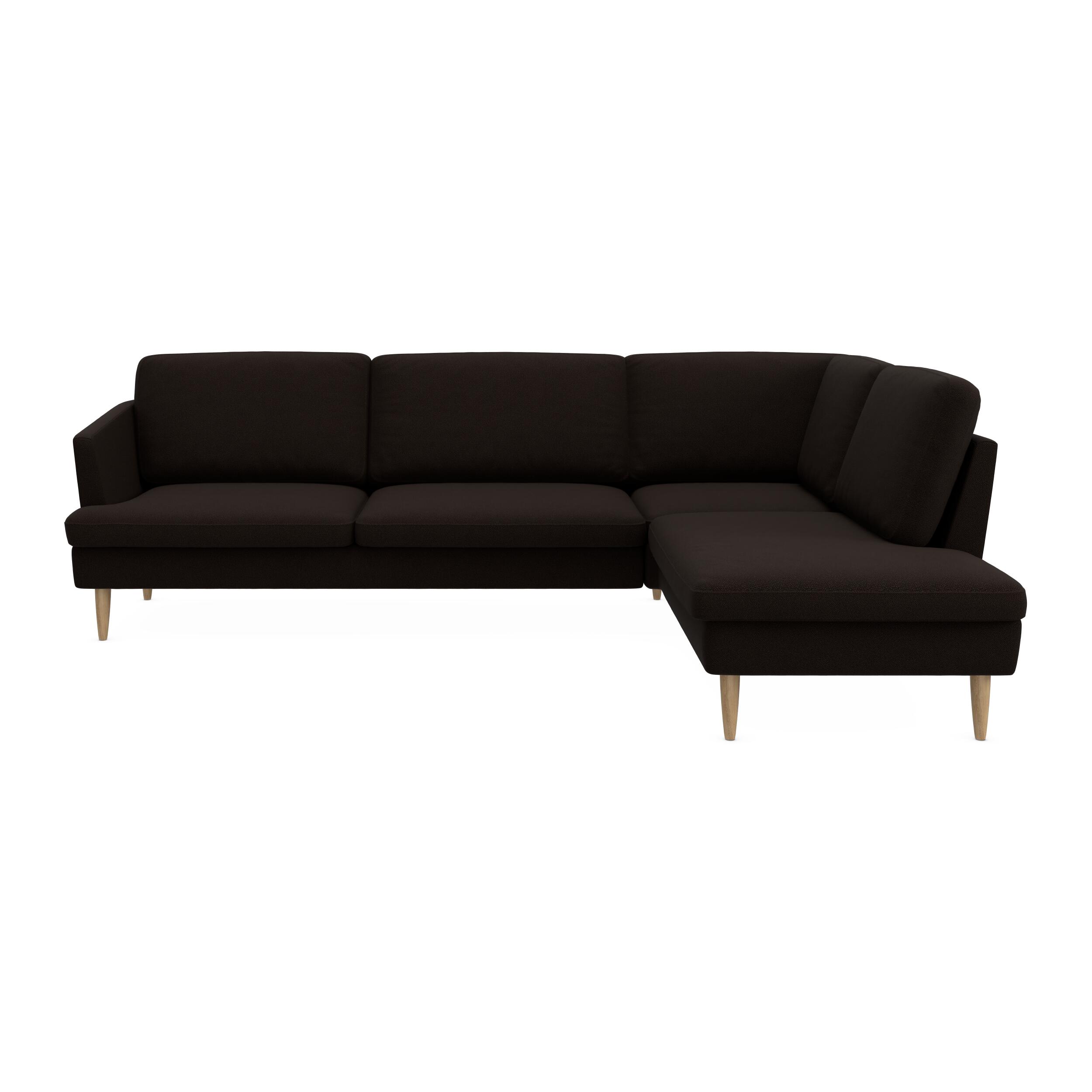 Timian højrevendt hjørnesofa med pufafslutning 