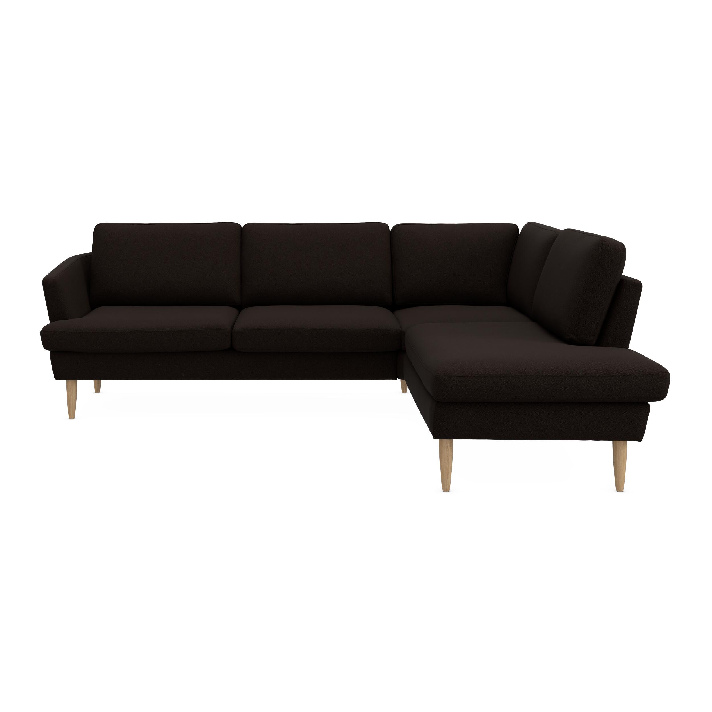 Timian højrevendt hjørnesofa med pufafslutning 