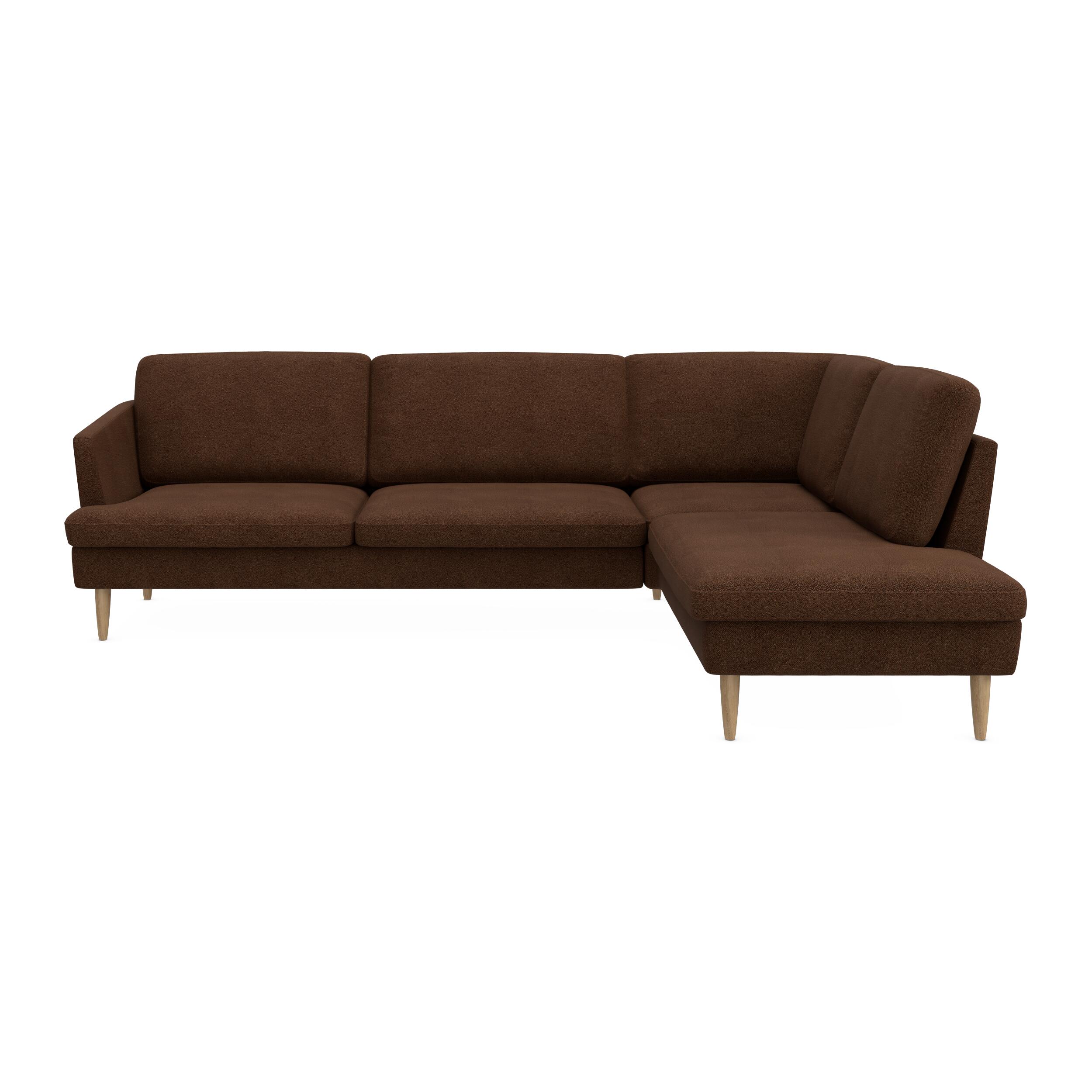 Timian højrevendt hjørnesofa med pufafslutning 