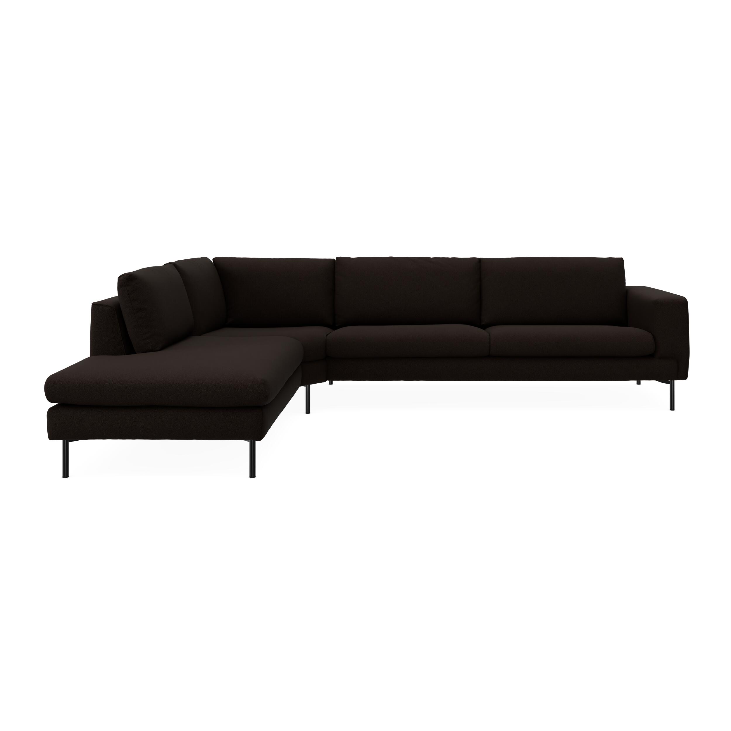 Nyland venstrevendt hjørnesofa med pufafslutning 