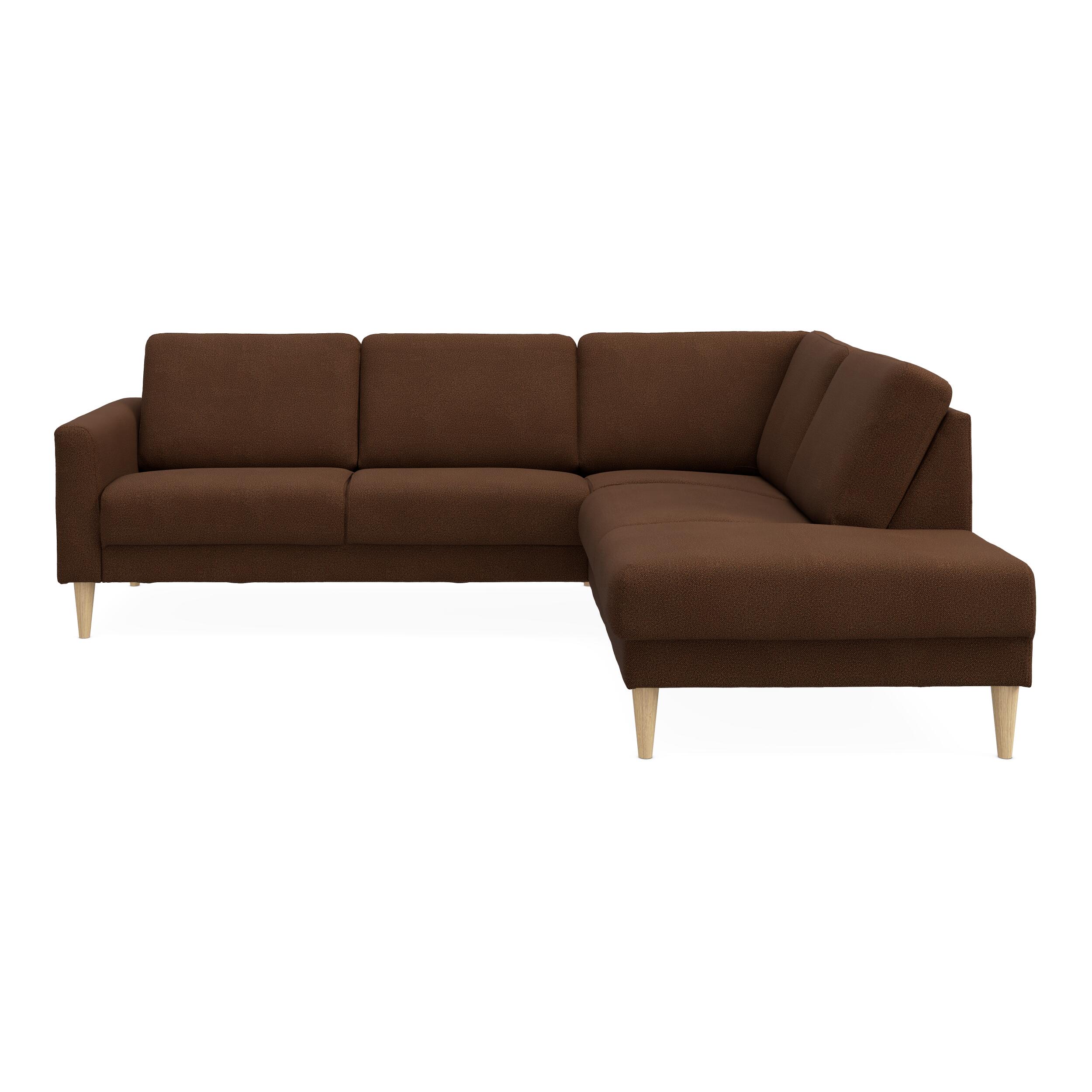 Linea højrevendt hjørnesofa med pufafslutning 