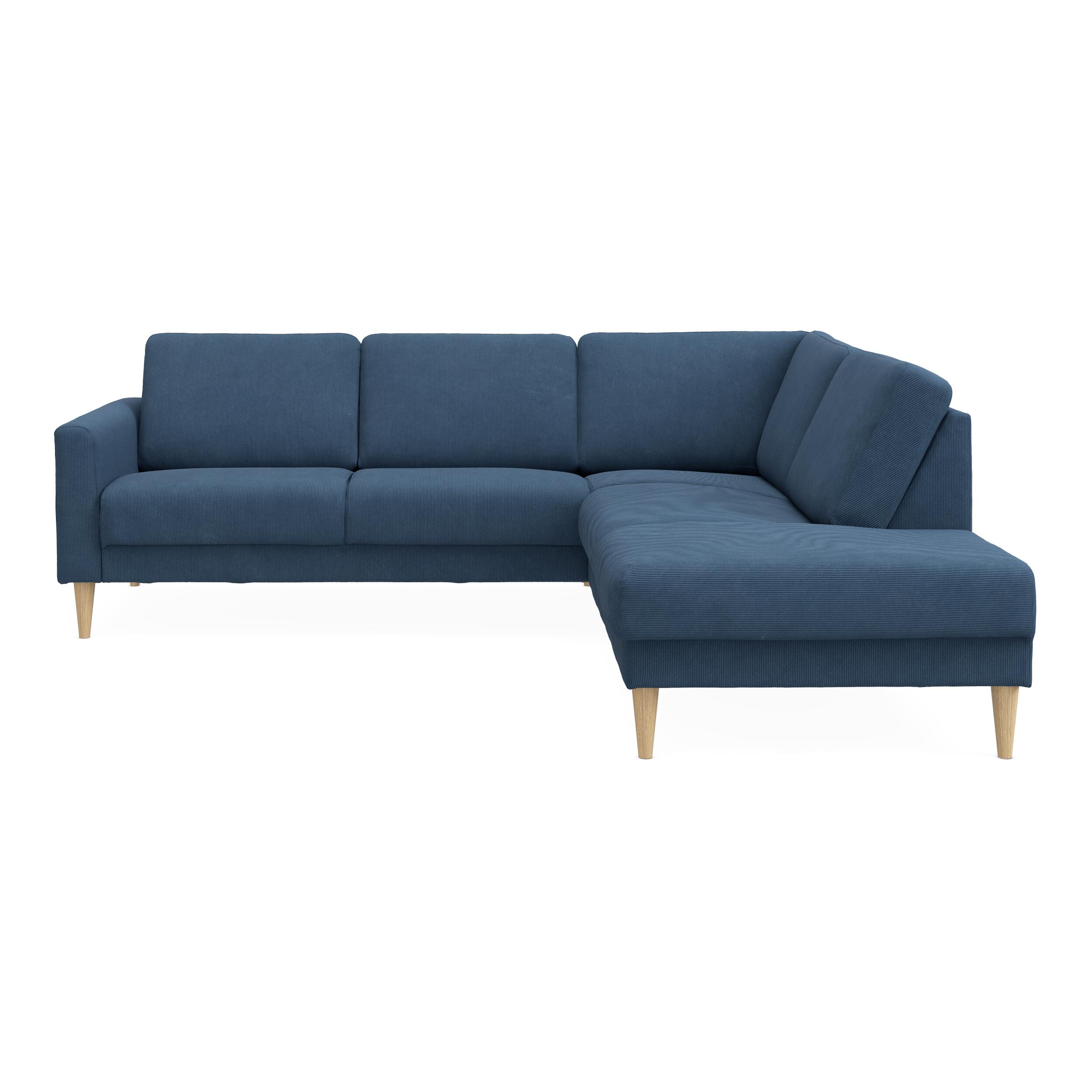 Linea højrevendt hjørnesofa med pufafslutning 