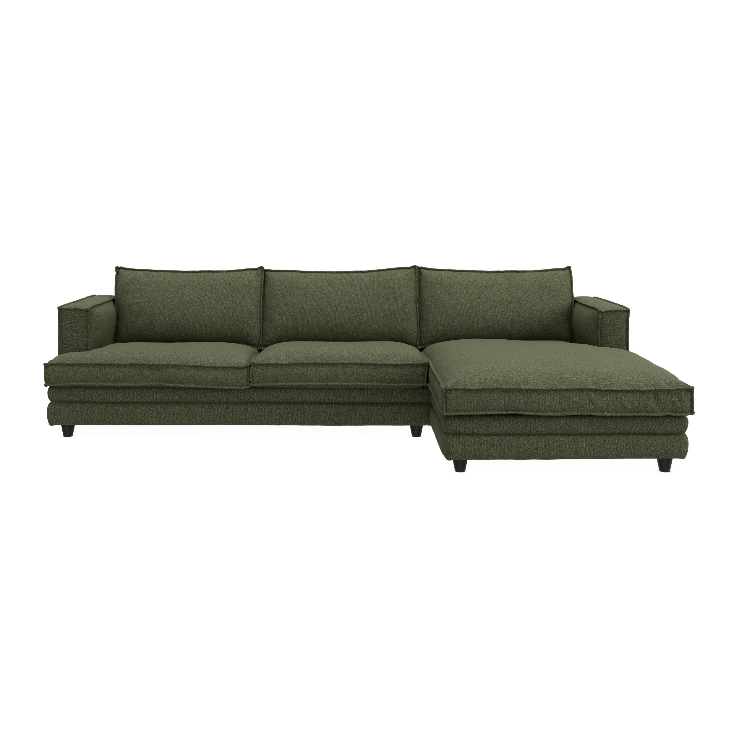 Agir højrevendt sofa med chaiselong 