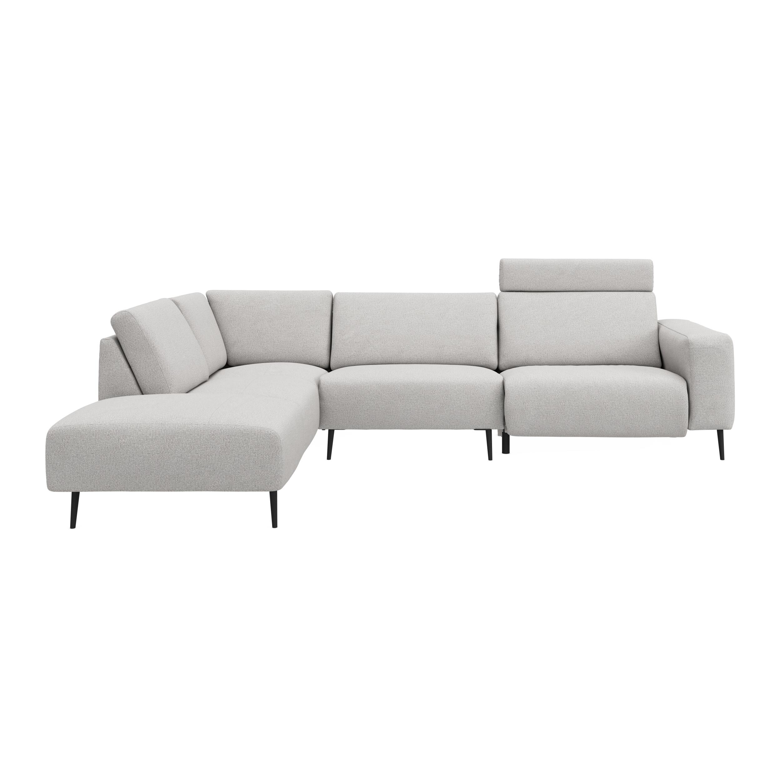 Remus venstrevendt sofa med pufafslutning 