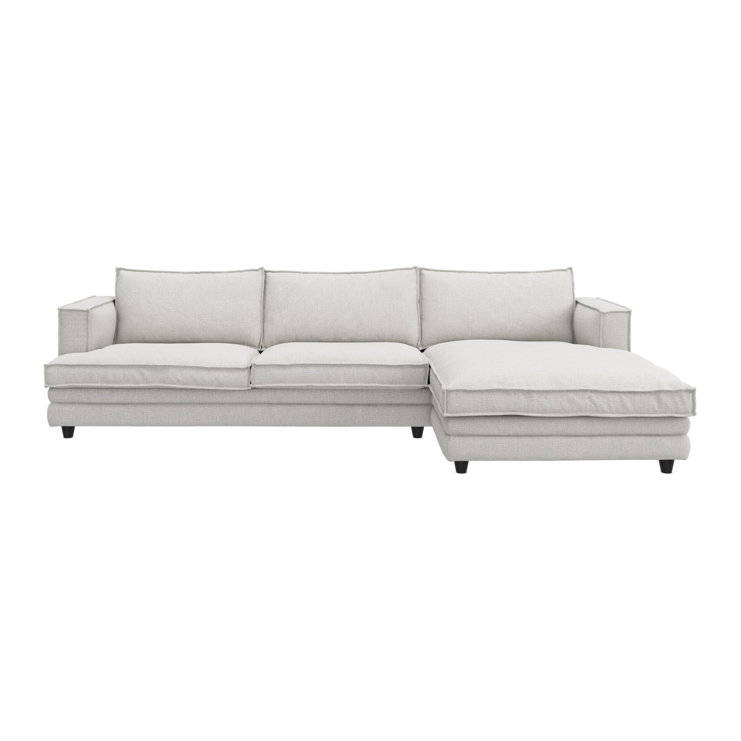 Agir højrevendt sofa med chaiselong 