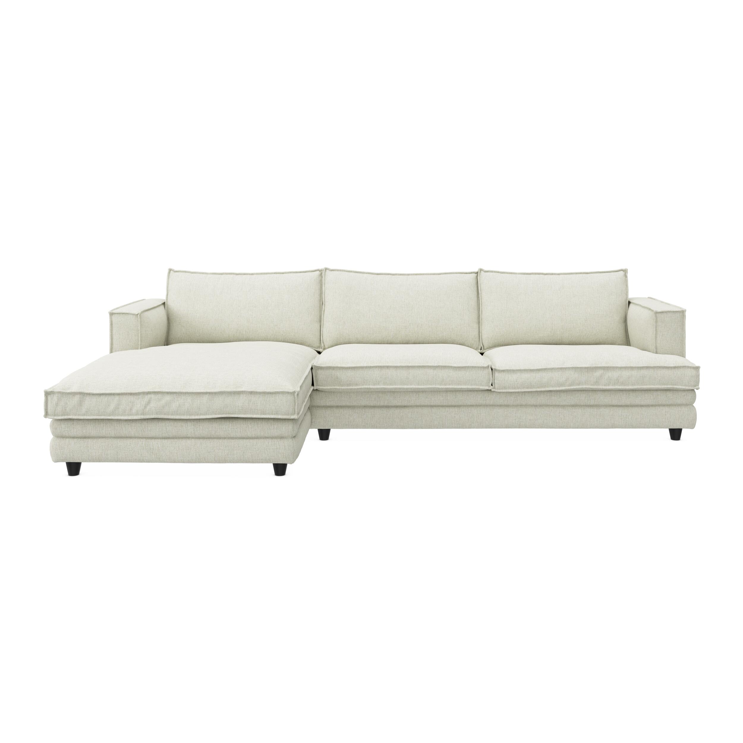 Agir venstrevendt sofa med chaiselong 
