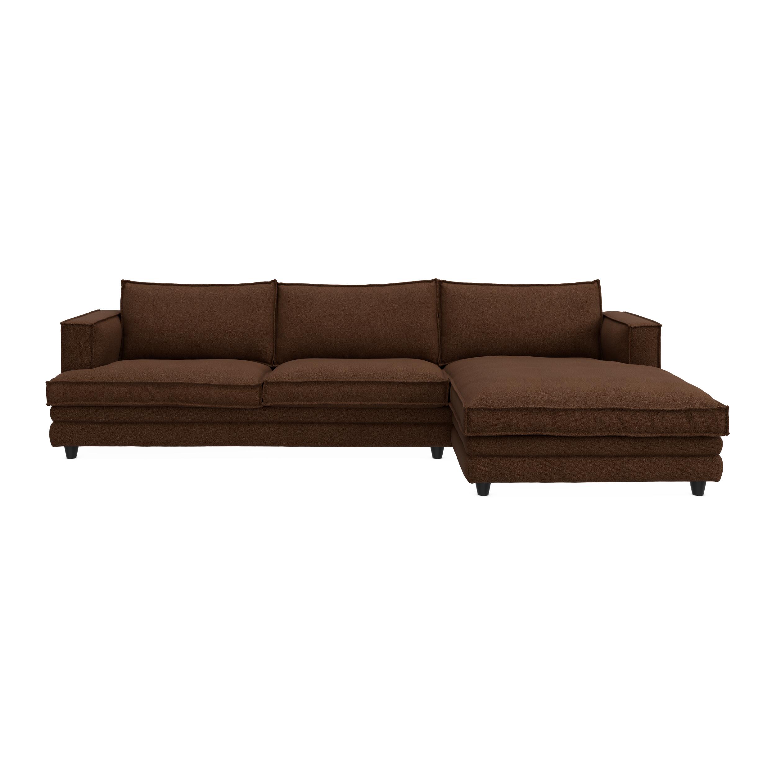 Agir højrevendt sofa med chaiselong 