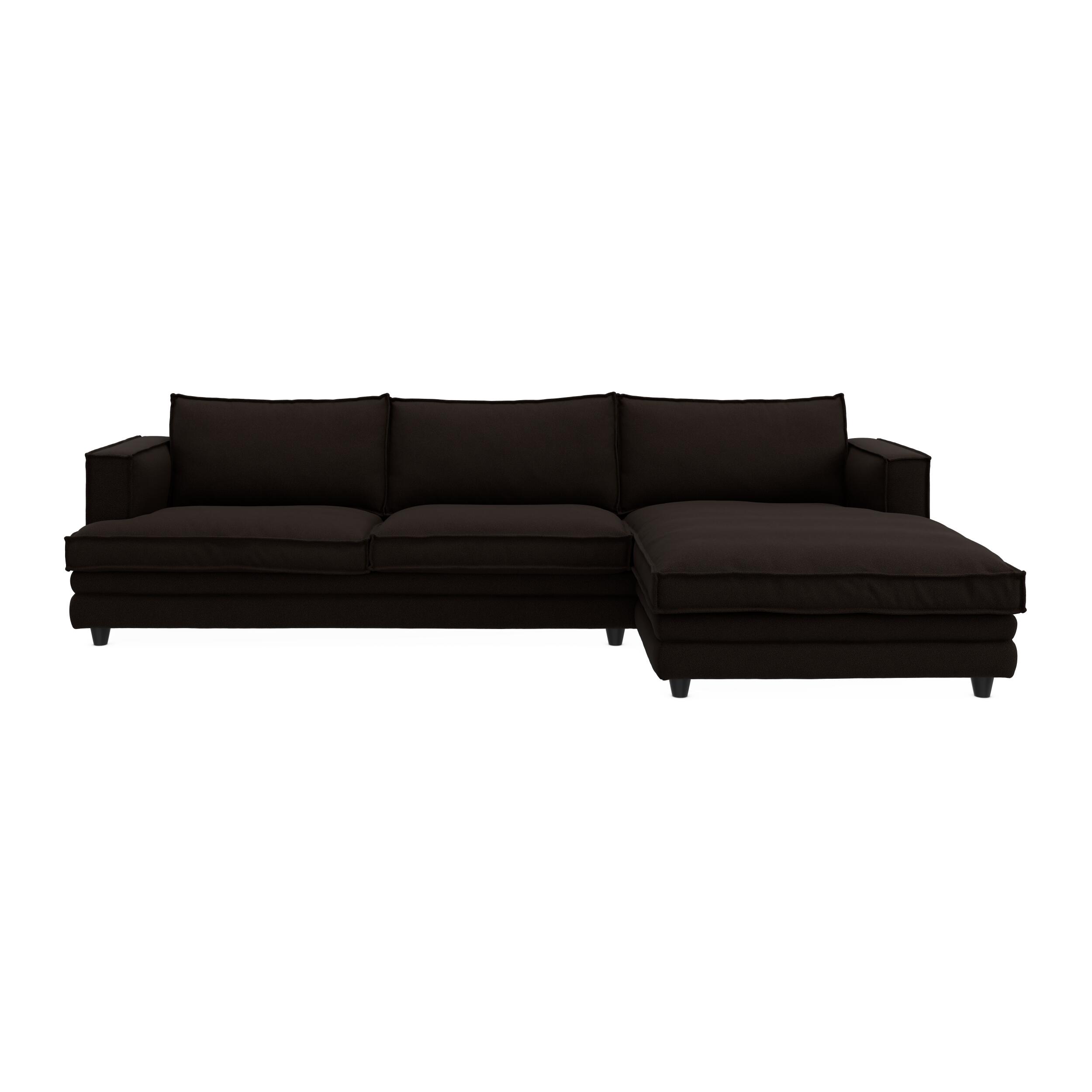 Agir højrevendt sofa med chaiselong 