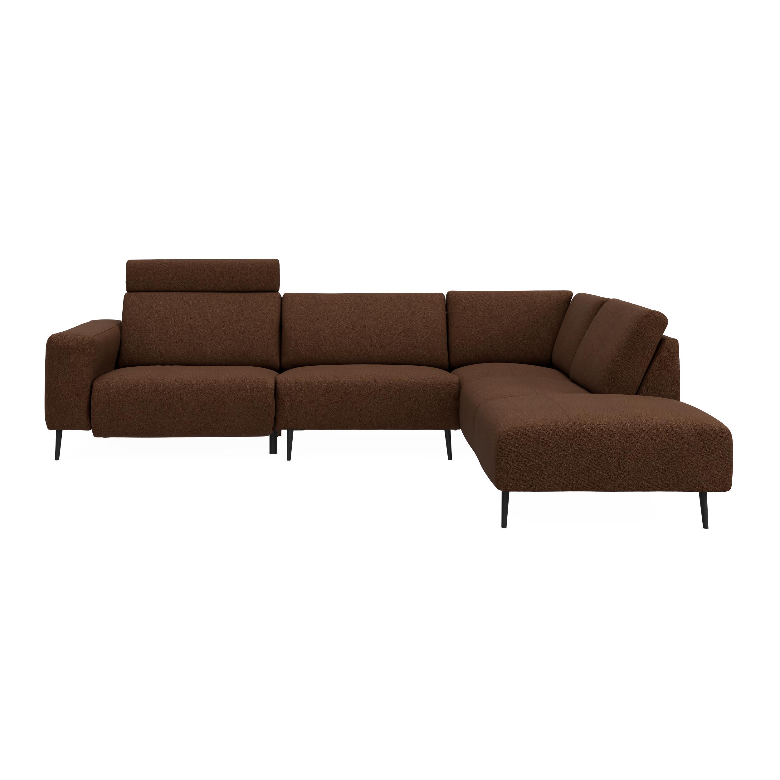Remus højrevendt sofa med pufafslutning 