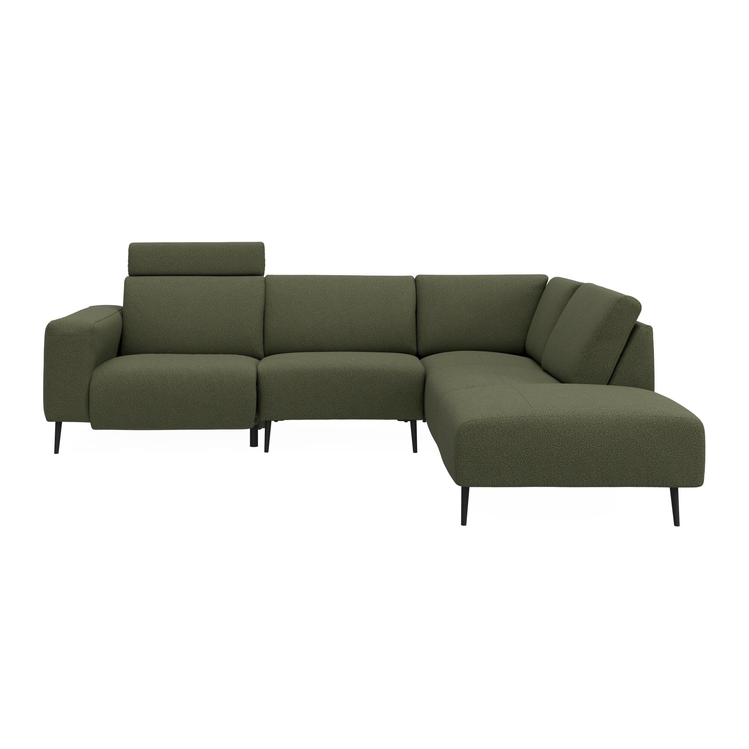 Remus højrevendt sofa med pufafslutning 