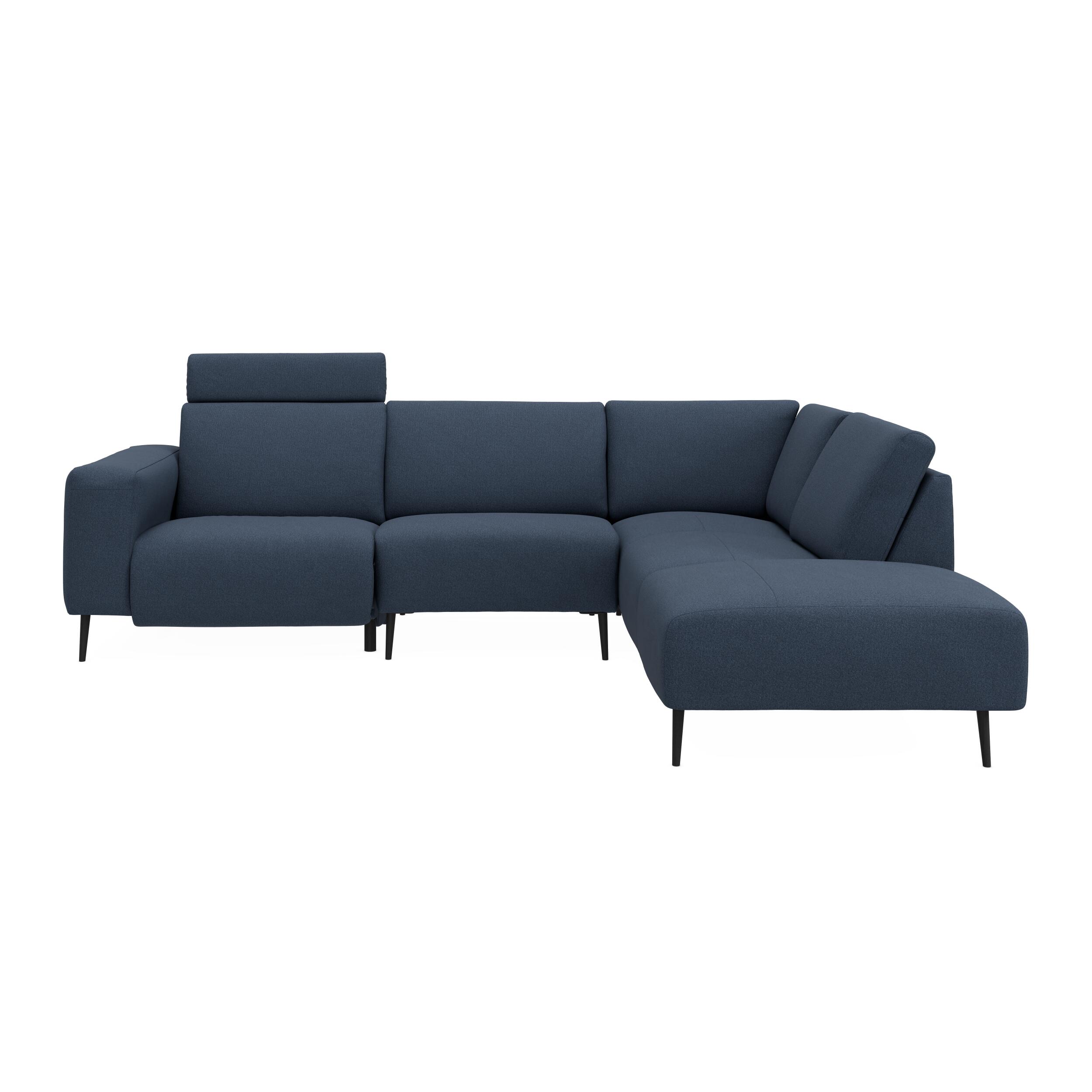 Remus højrevendt sofa med pufafslutning 