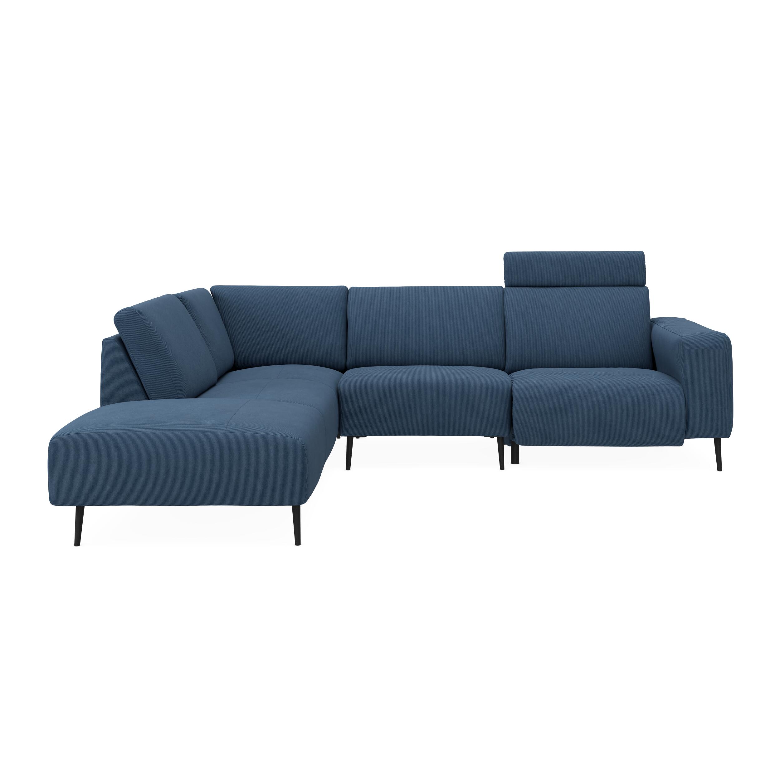 Remus venstrevendt sofa med pufafslutning 