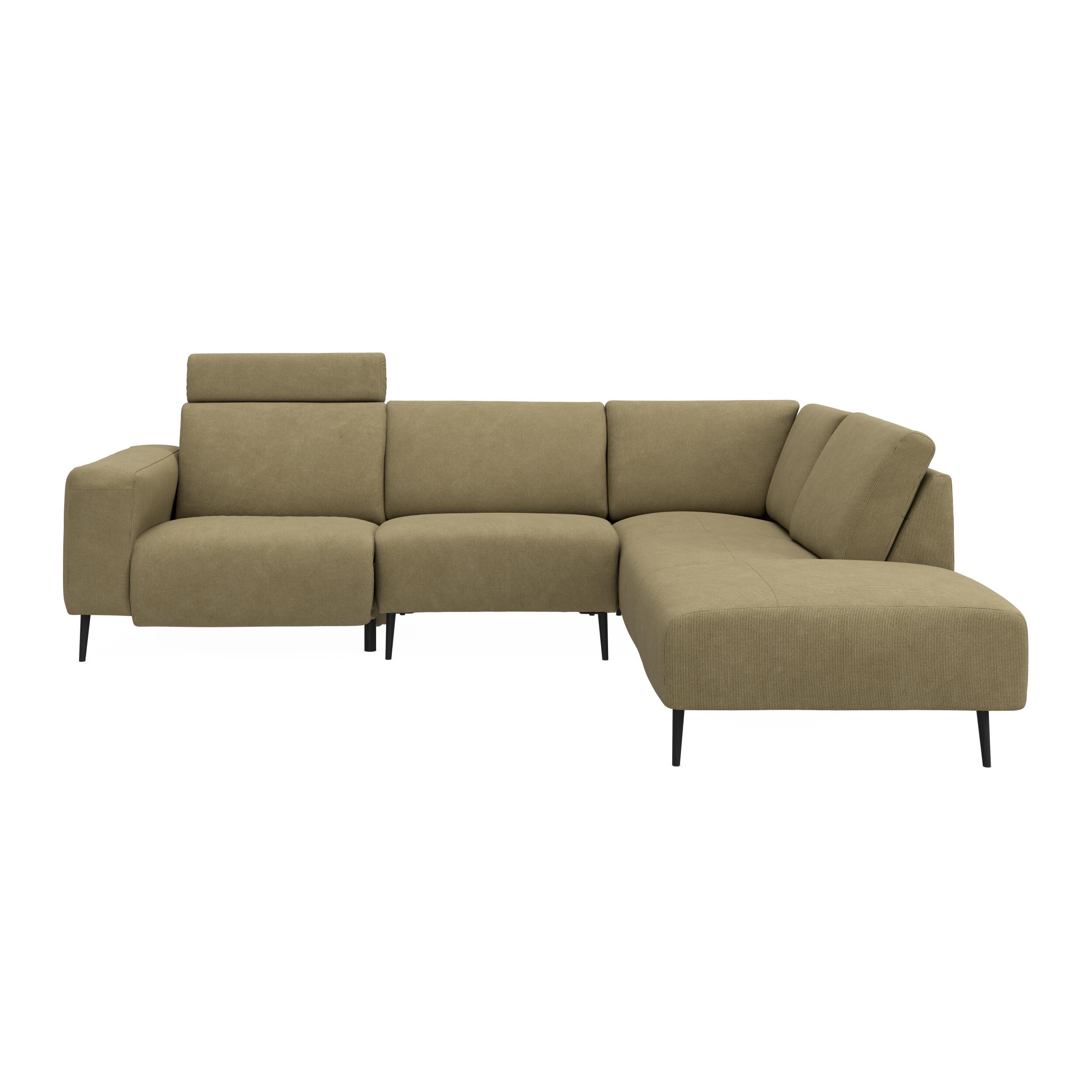 Remus højrevendt sofa med pufafslutning 