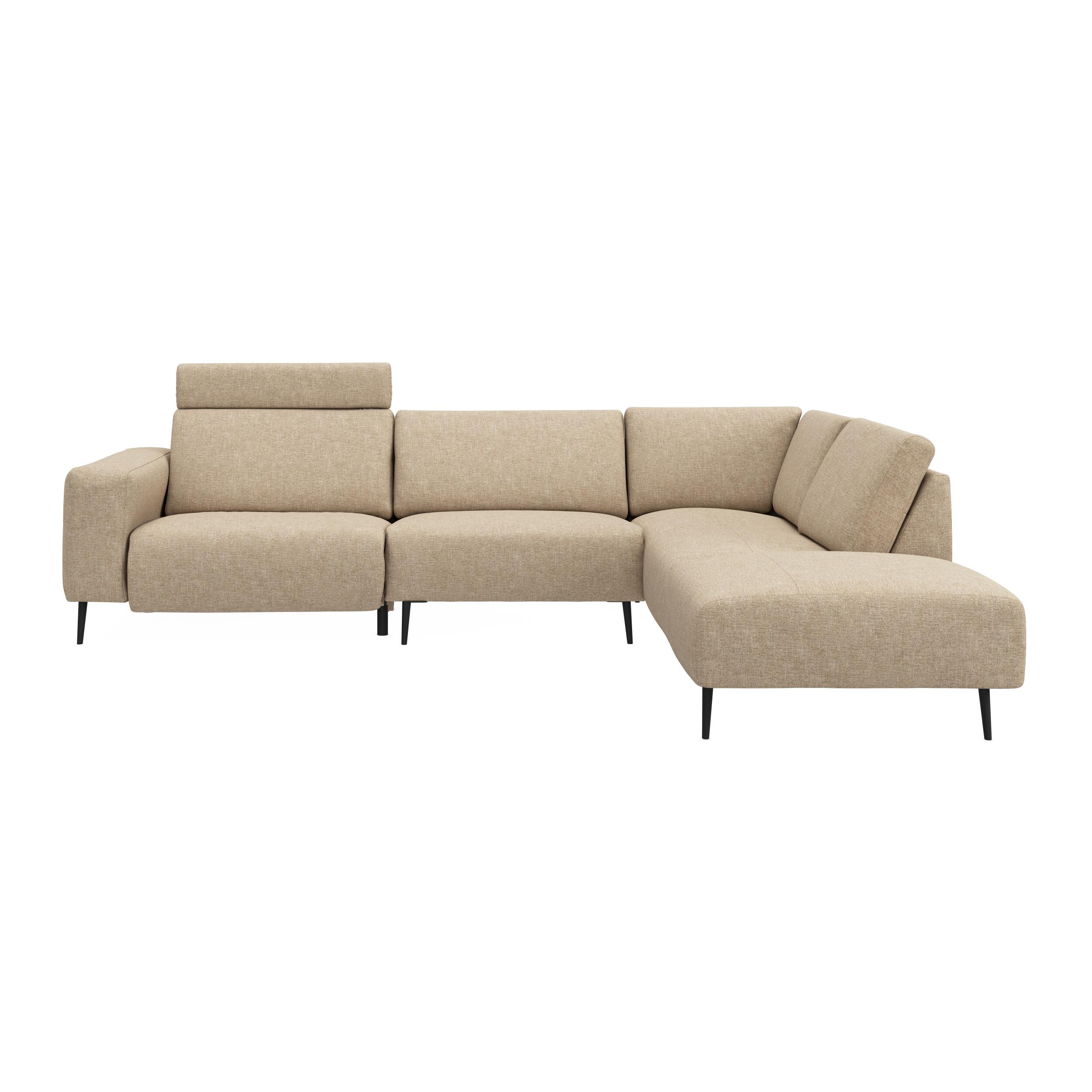 Remus højrevendt sofa med pufafslutning 