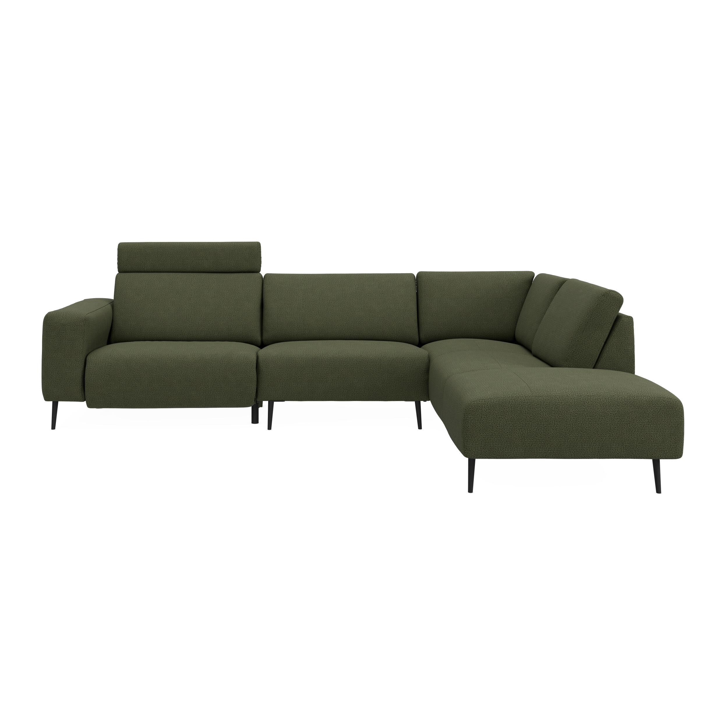 Remus højrevendt sofa med pufafslutning 