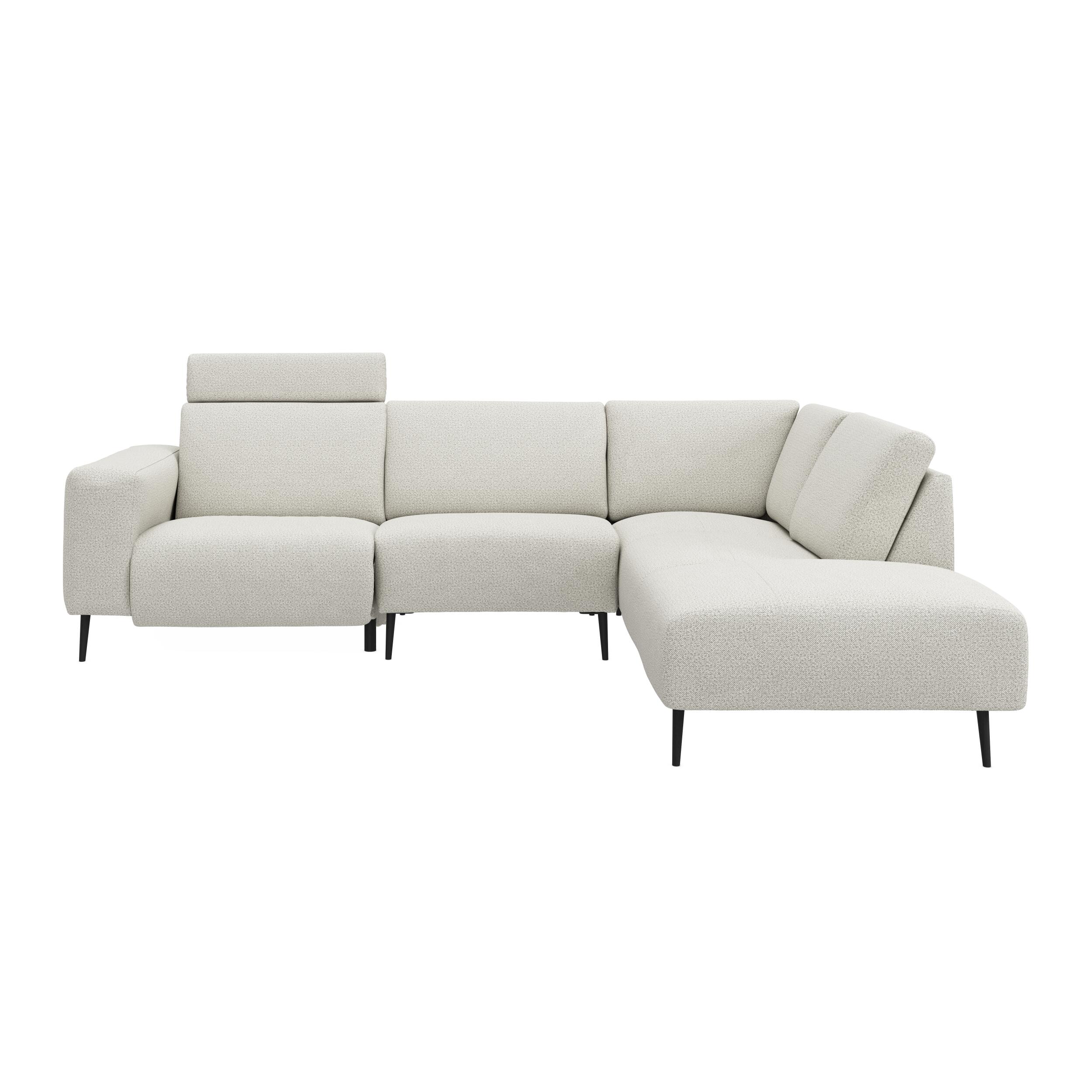 Remus højrevendt sofa med pufafslutning 